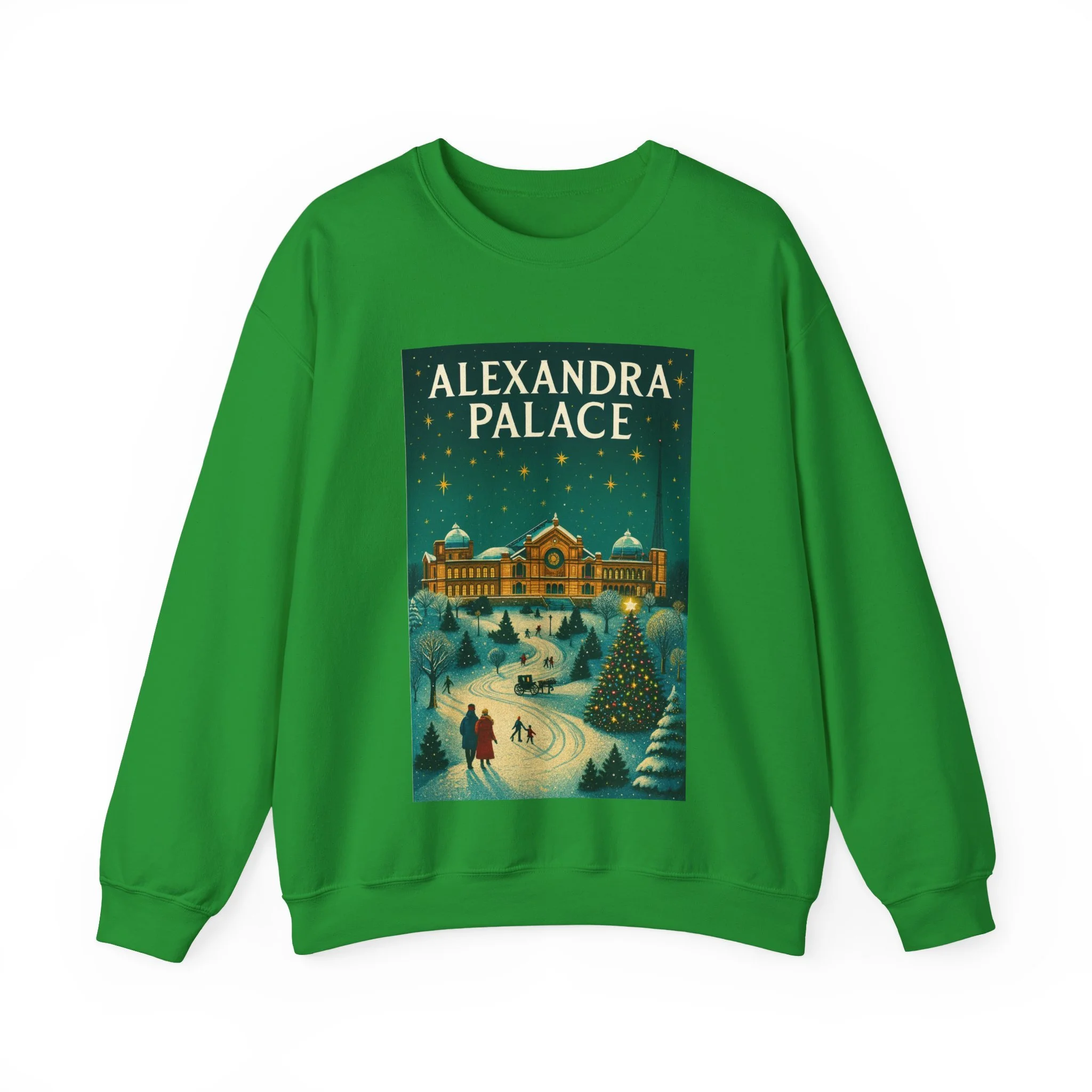 Alexandra Palace in the Snow Christmas Jumper N22