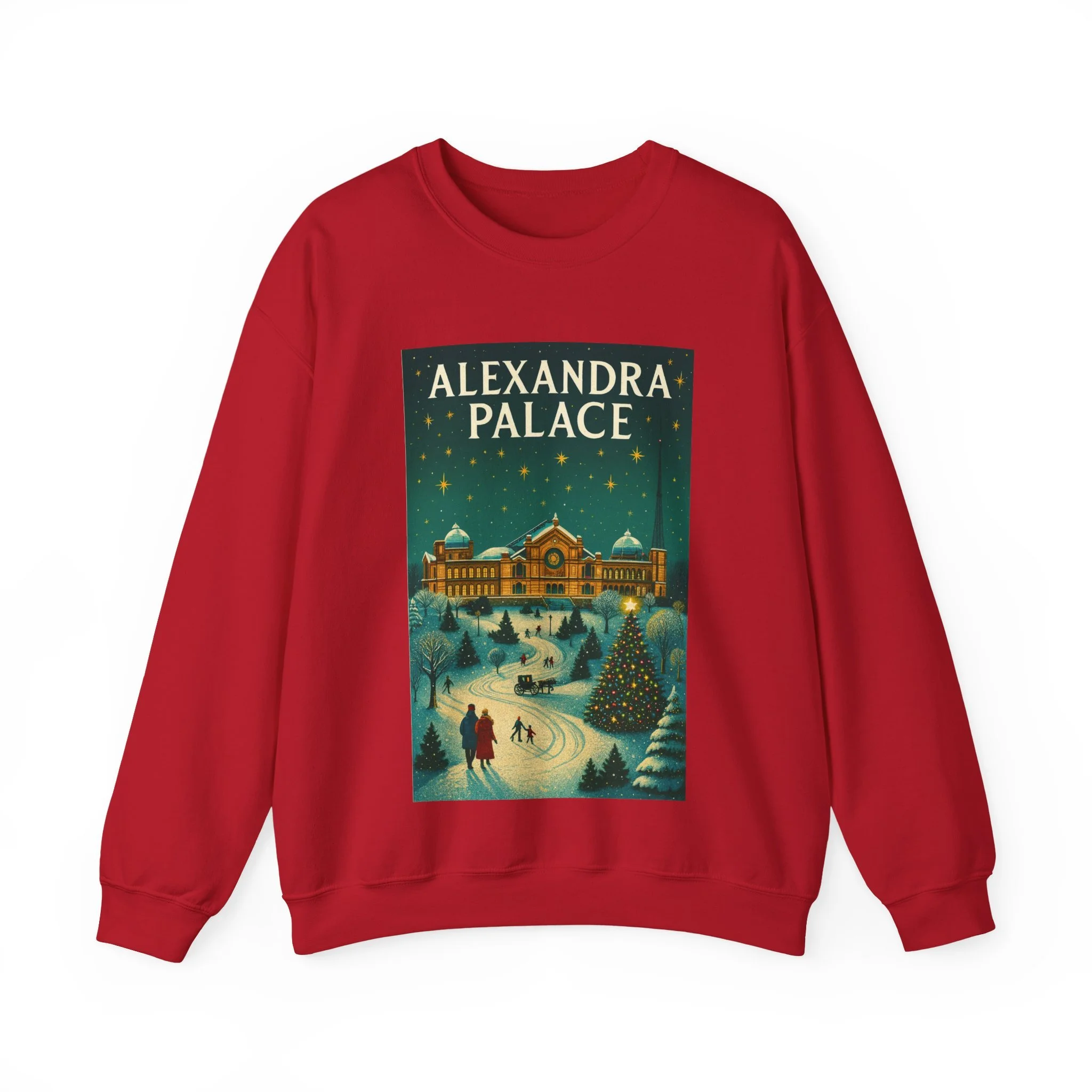 Alexandra Palace in the Snow Christmas Jumper N22