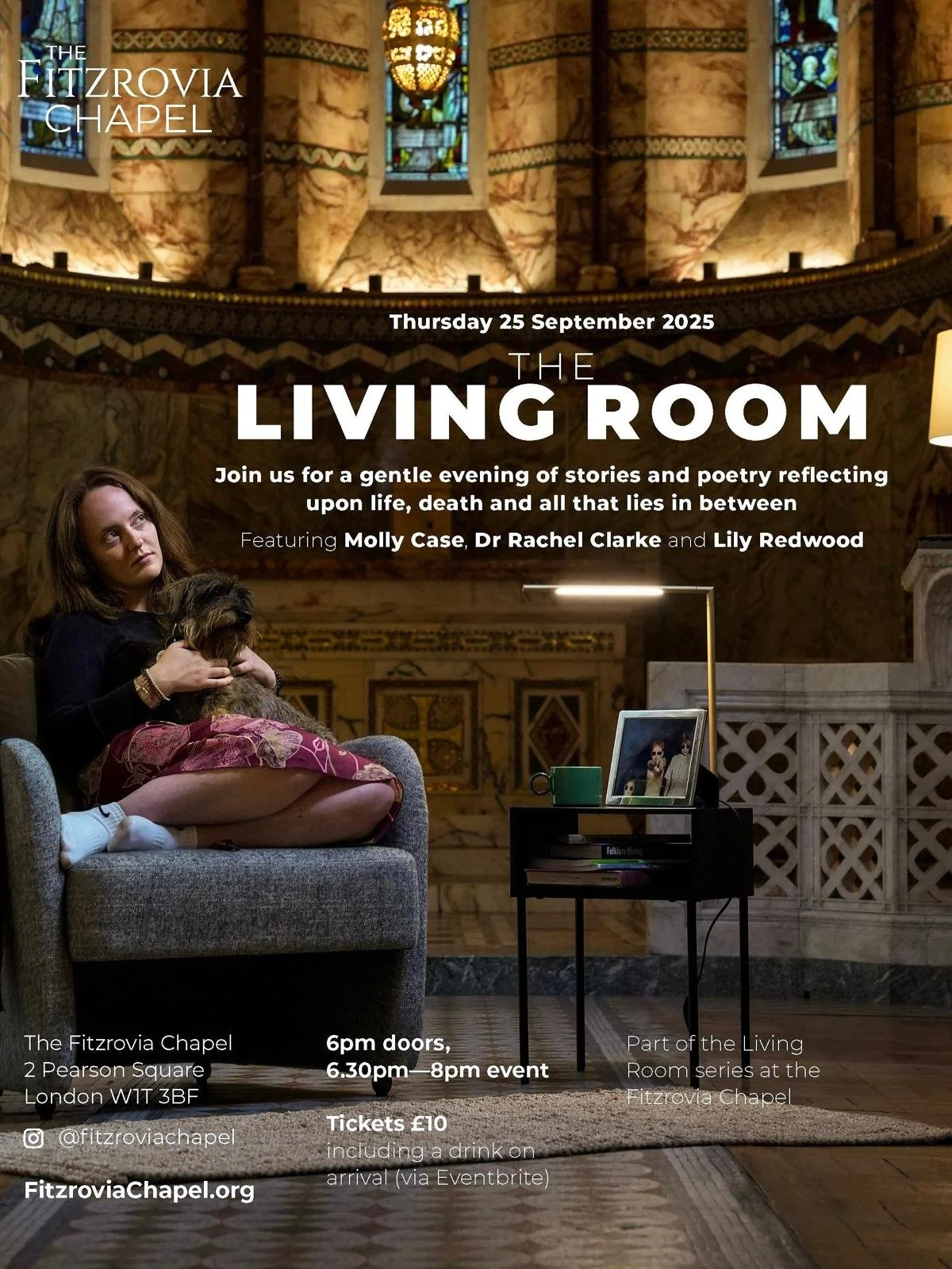 THE LIVING ROOM, FITZROVIA CHAPEL