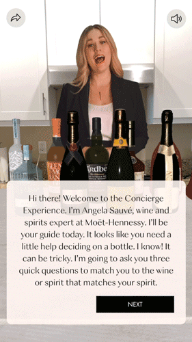 Concierge introduction AR step