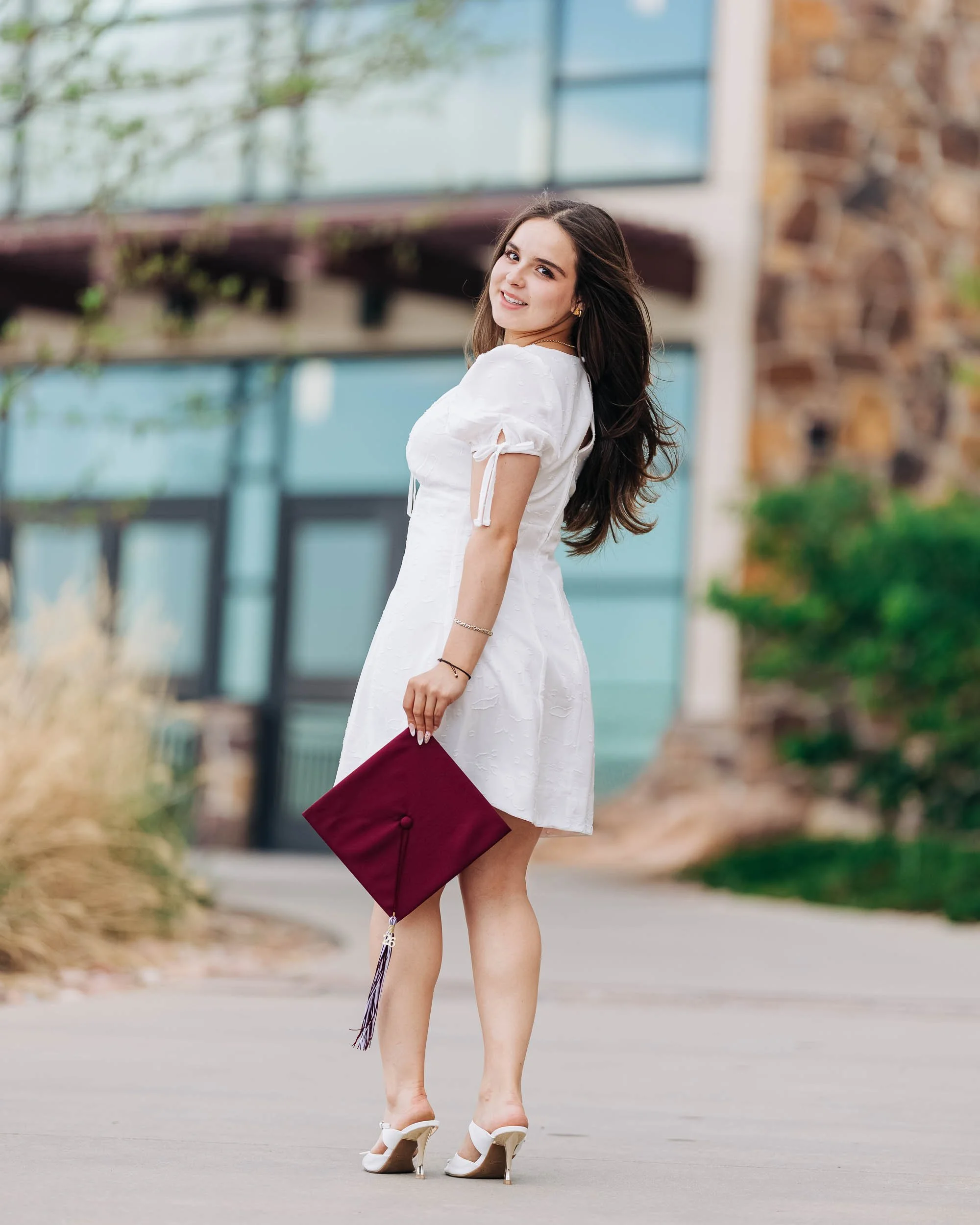 Colorado Springs Senior Photographer, Grace Margritz Photography, captures high school senior, senior session, at beautiful meadow on a beautiful sunny day.