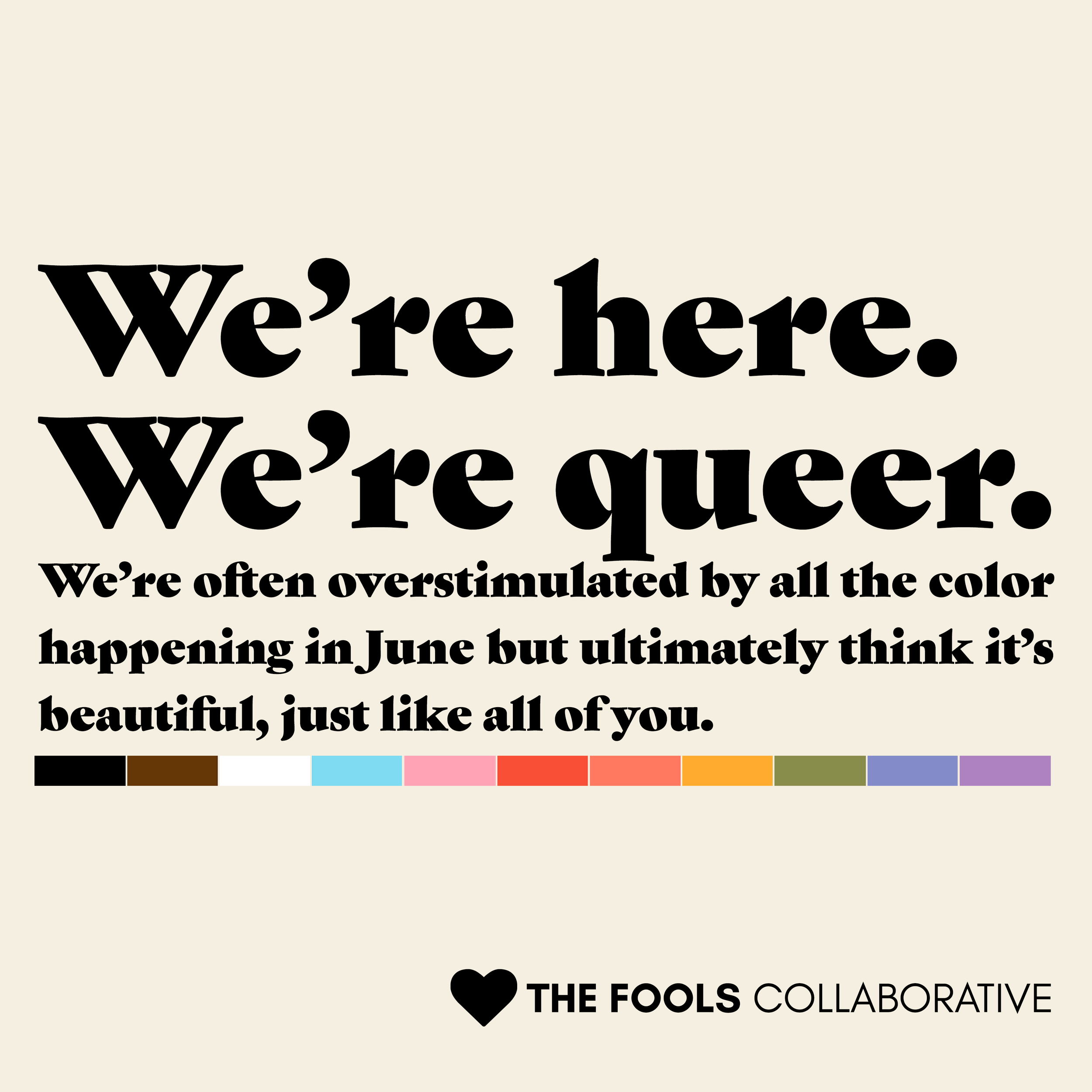 Fools Collaborative Pride Campaign 1