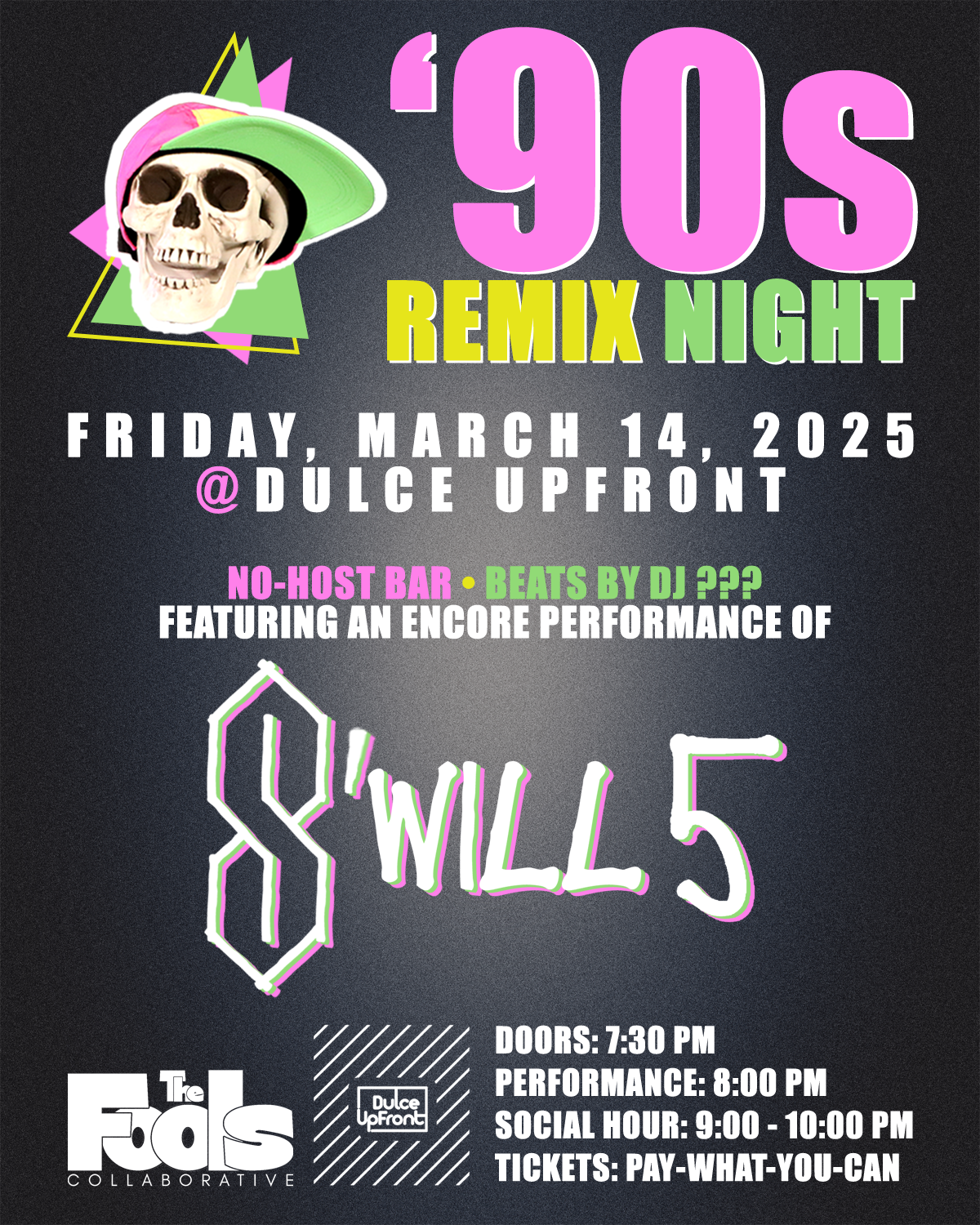 Fools Collaborative 'S'Will 5' Social Poster