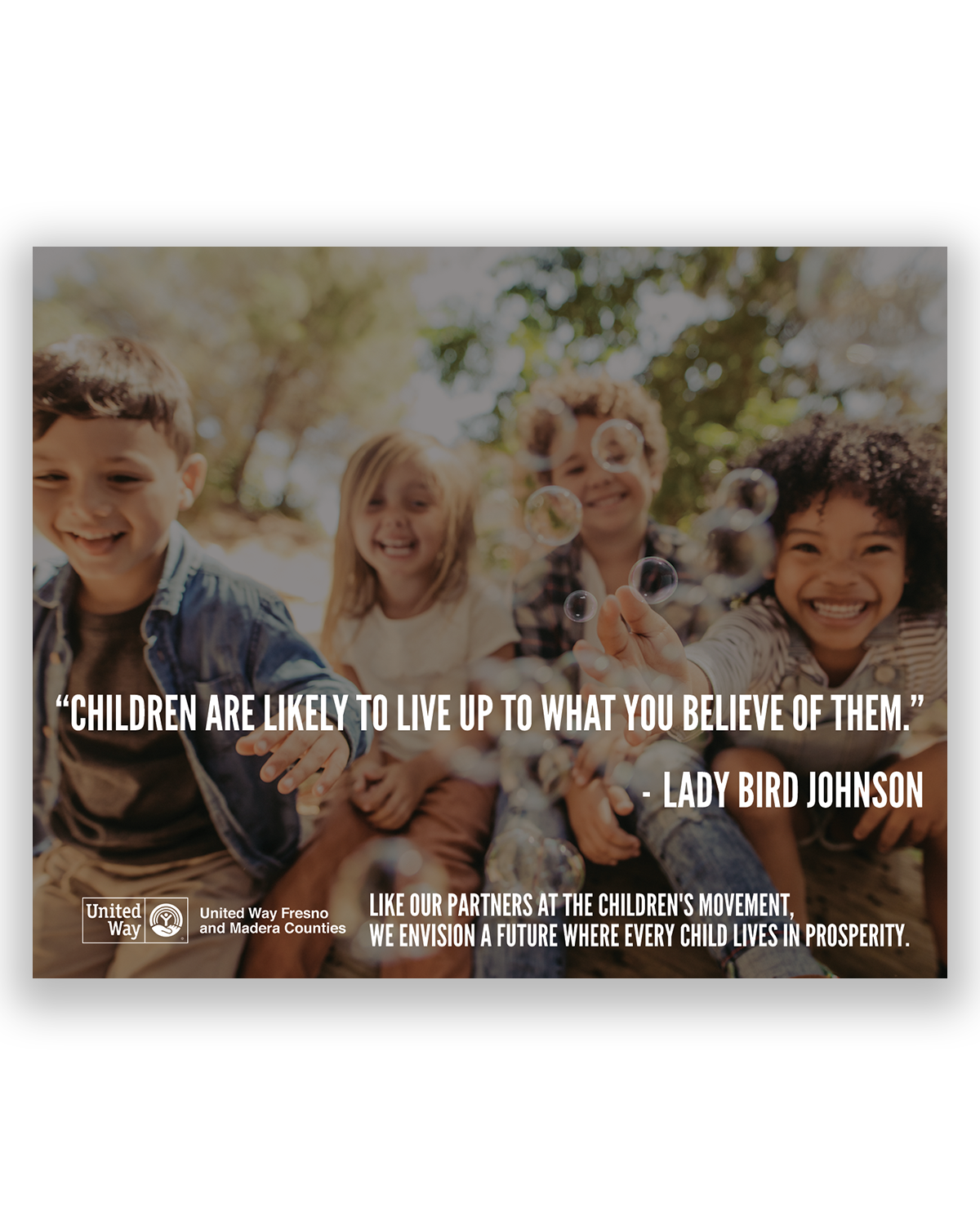 Untied Way The Children's Movement Event Ad