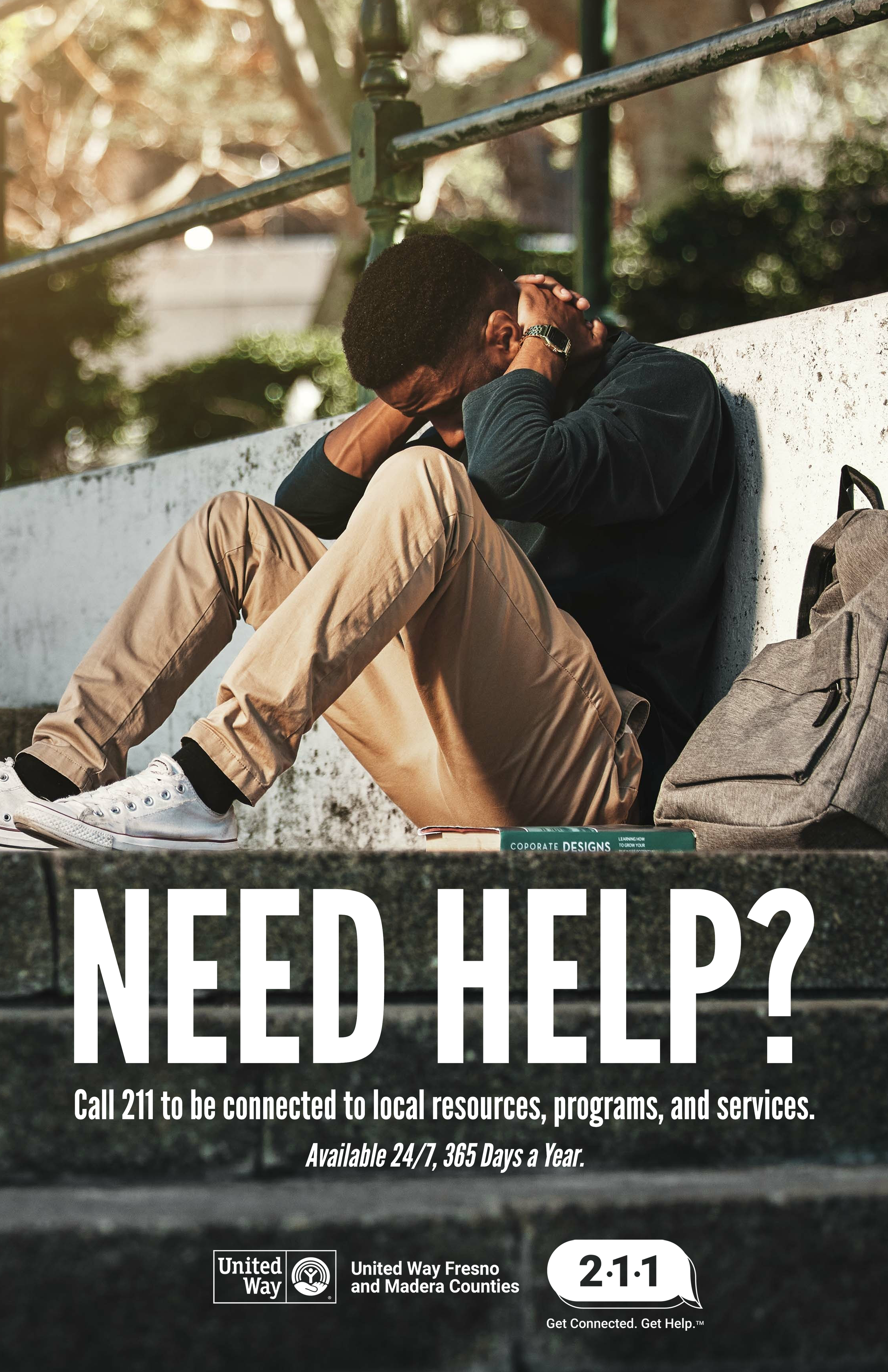 211 College Campus Campaign Poster