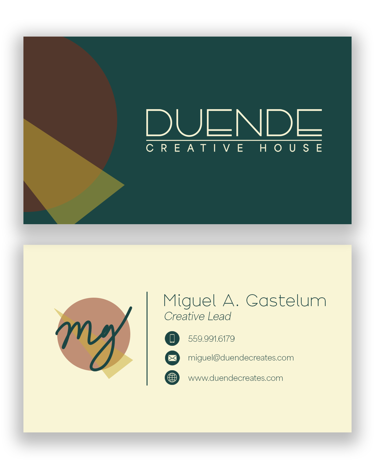 Duende Creative House Business Card