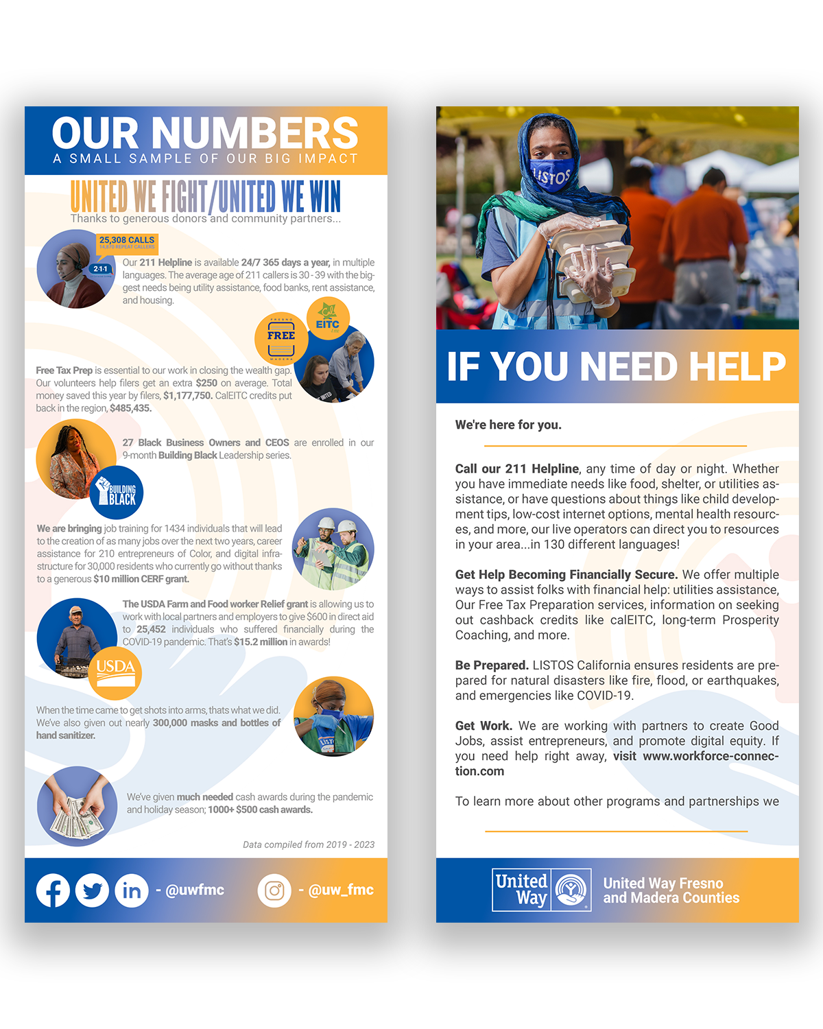 United Way Rack Card