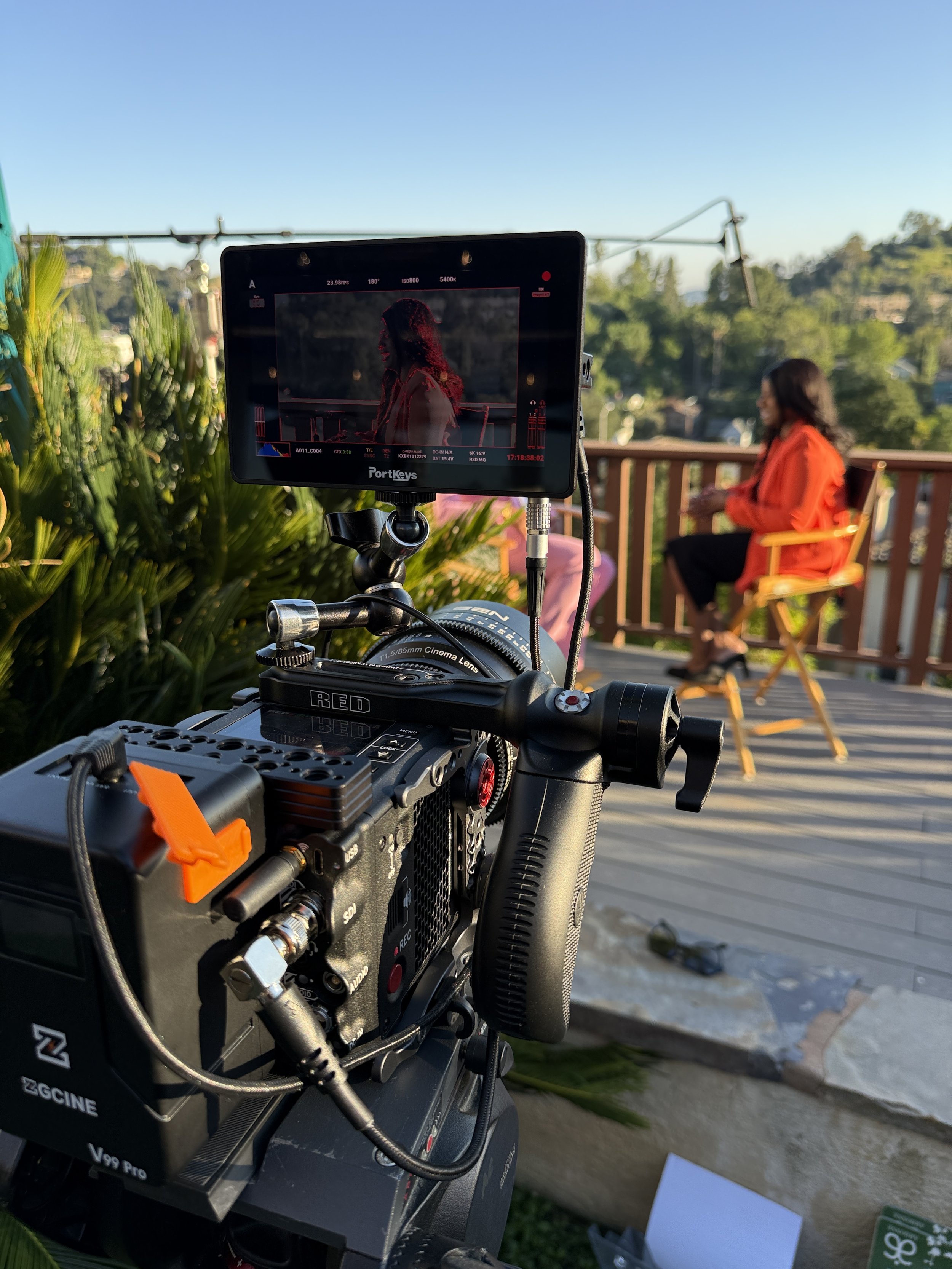 Capturing film with a RED Camera
