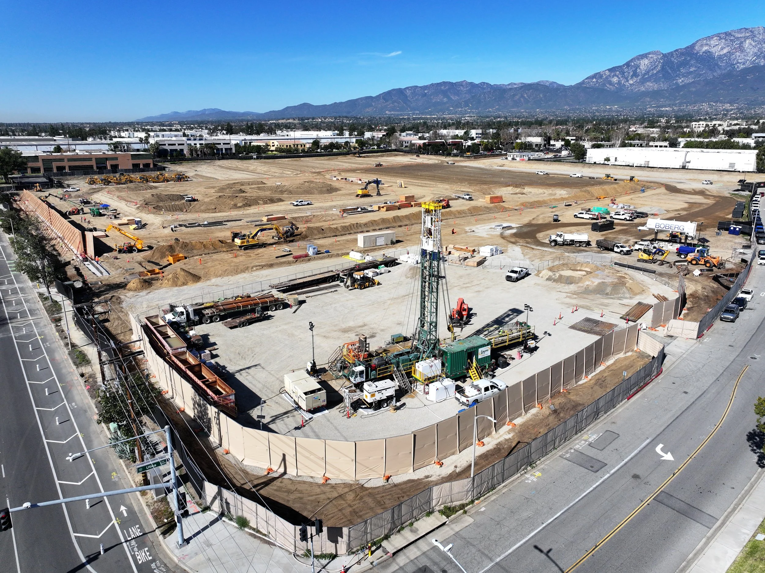 Land Development for a large warehouse for Coke