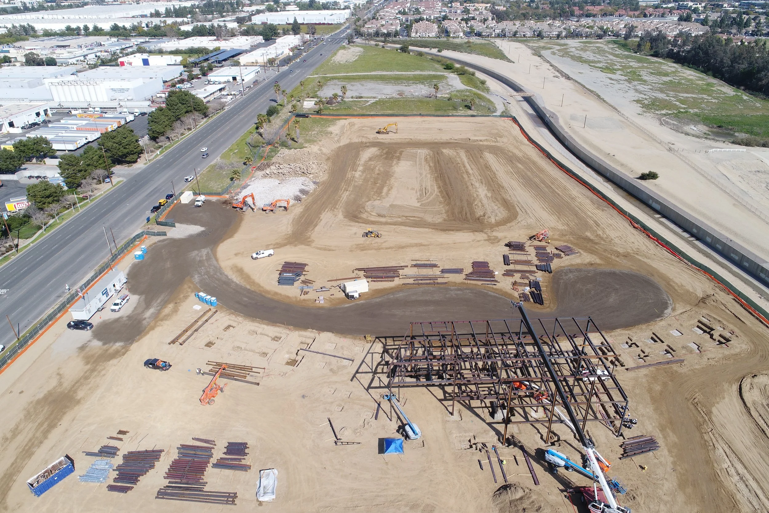 Ground being Developed for construction