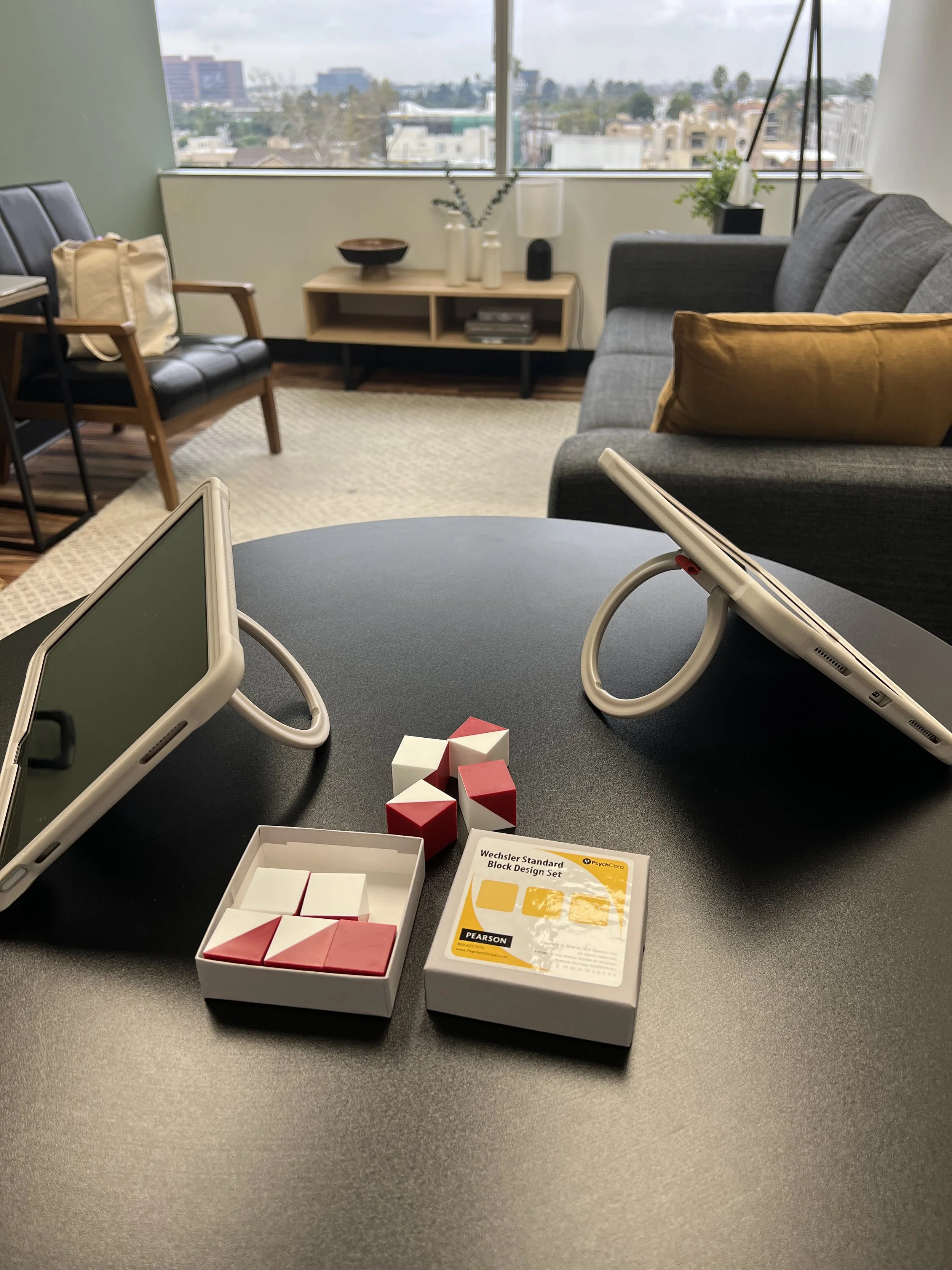 psychoeducational assessments in Beverly Hills for kids and teens, using Ipads, Pearson, IQ test.