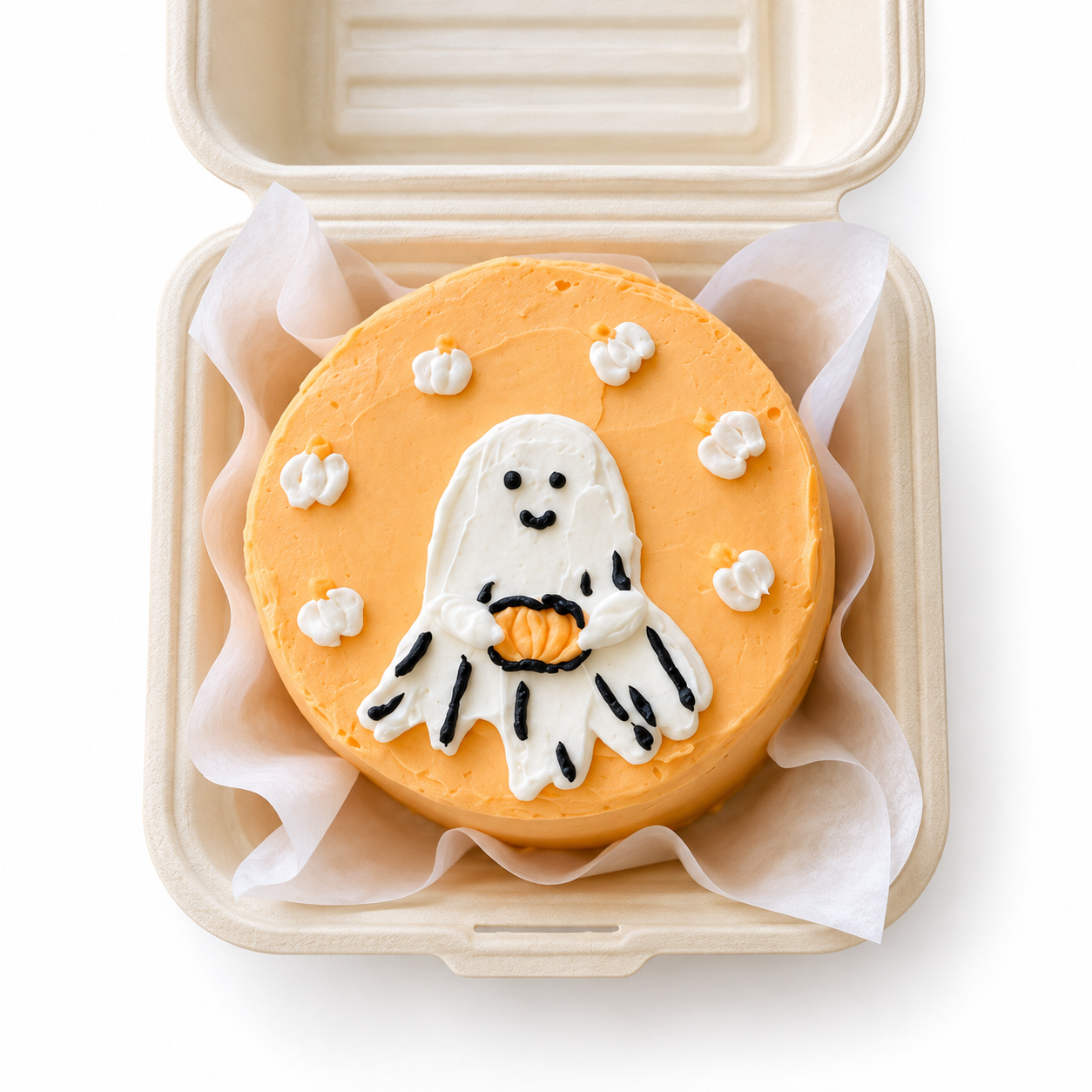 Orange ghost pumpkin lunchbox cake-1.png