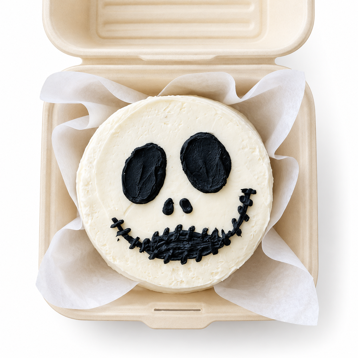 White skull face lunchbox cake-3.png