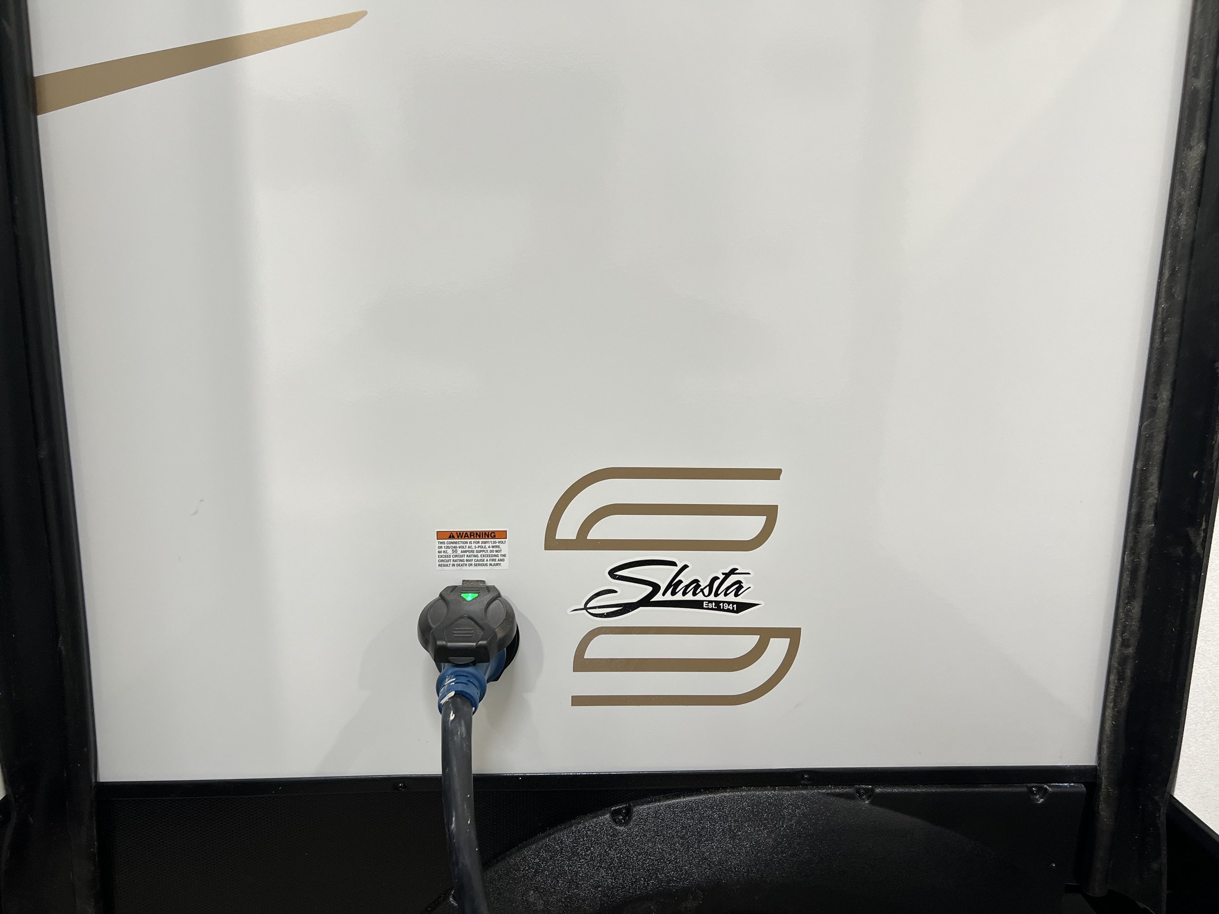 Upgraded 50AMP Service w/ Indicator Light, Std. on All Chaparral, Phoenix, & Brookstone Models Indicator