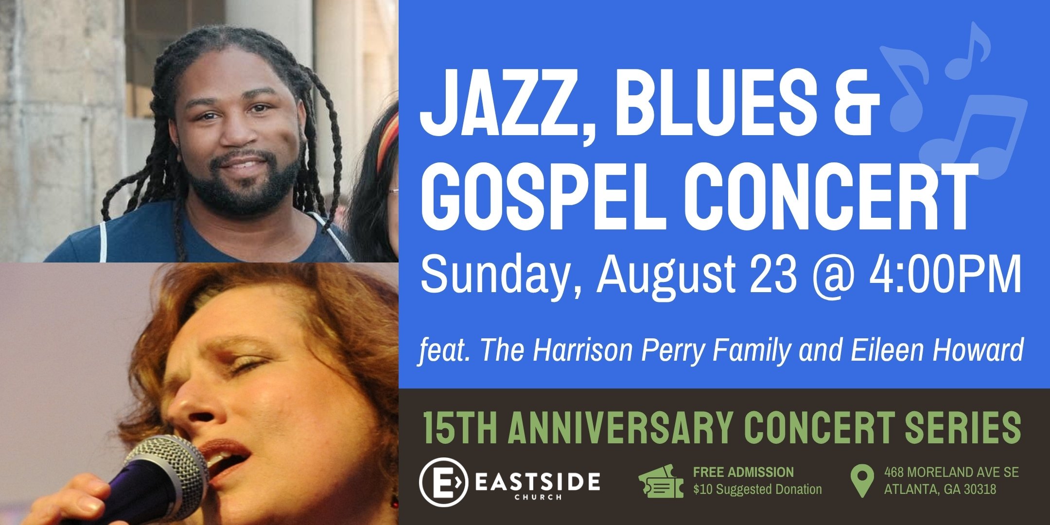 **FREE ADMISSION** Jazz, Blues, & Gospel Concert