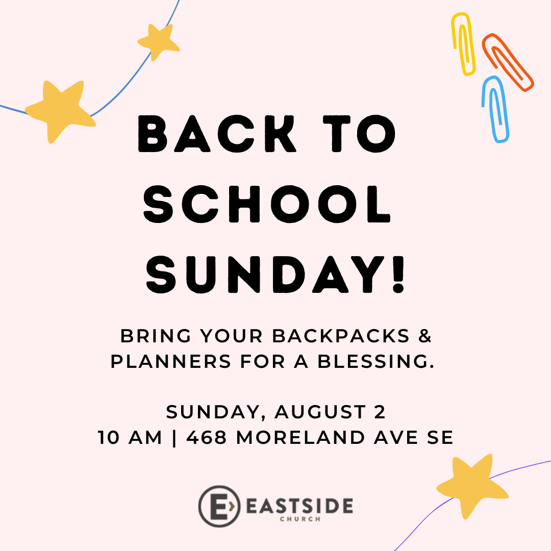 Back To School Sunday Worship