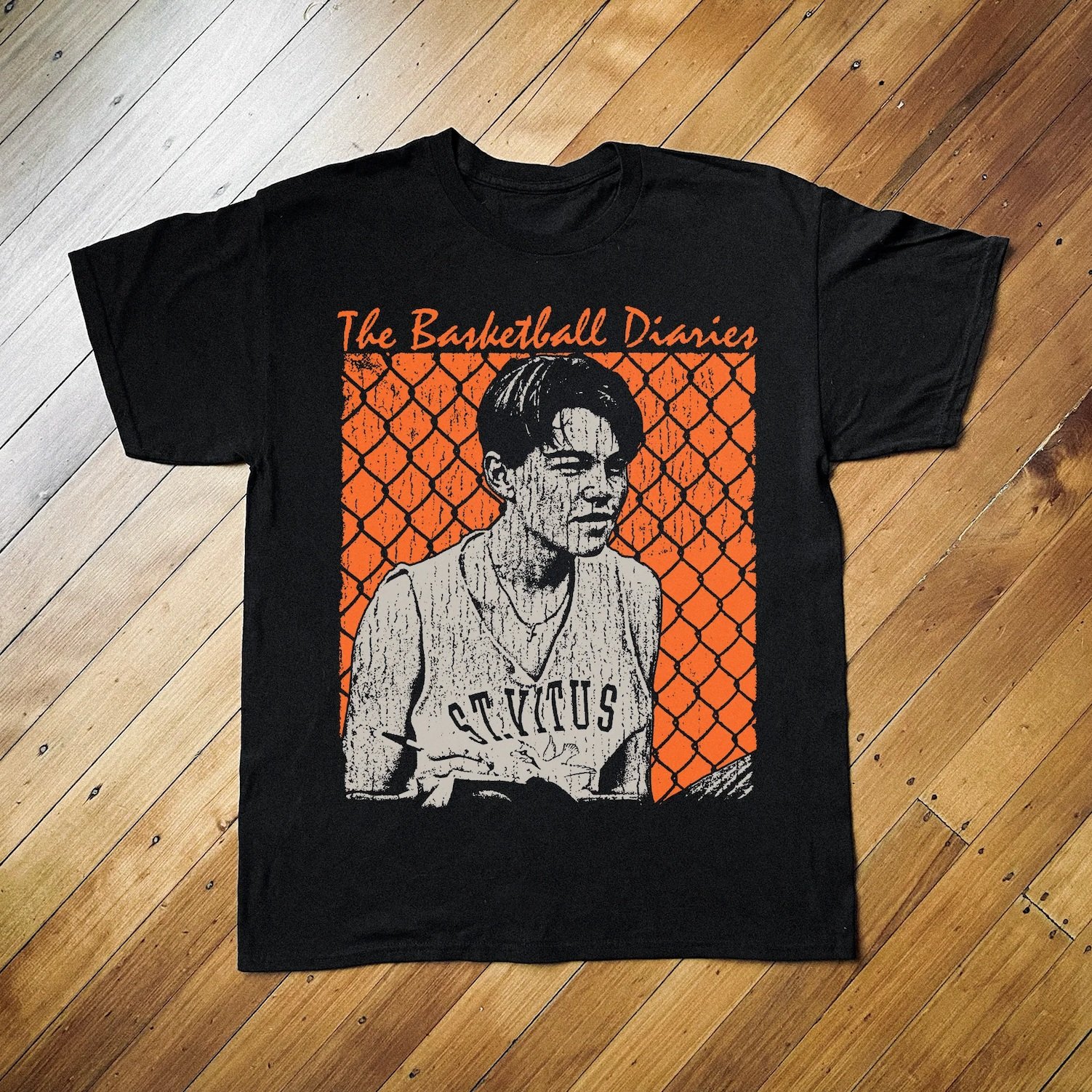 THE BASKETBALL DIARIES BLACK T-SHIRT