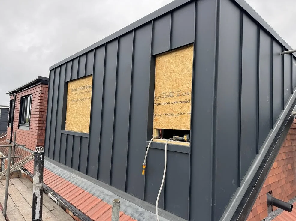 Proud to share our recent project in Whitley Bay &mdash; a sleek and modern dormer completed using Prefa Anthracite cladding.

This system not only delivers a striking finish, but also offers long-term durability and weather resistance, making it a s