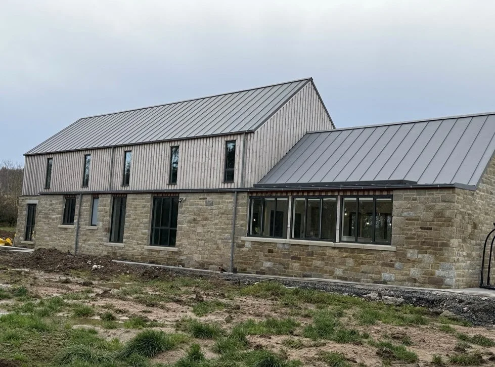 Finished this beauty today. Final rainwater goods on and the farmhouse conversion is looking spot on. VM Zinc, clean lines, and those Northumberland views.
#VMZinc #Northumberland #SeamRoofing #FarmhouseConversion