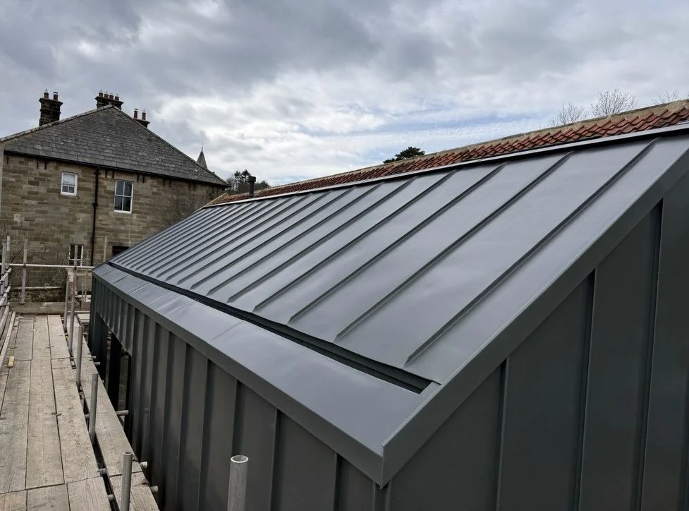 ✅ Another stunning project completed!

We&rsquo;ve just finished this beautiful seam roof in graphite grey Rheinzink in the coastal town of Whitby. The clean, modern lines of the standing seam roofing contrast perfectly with the traditional stone and