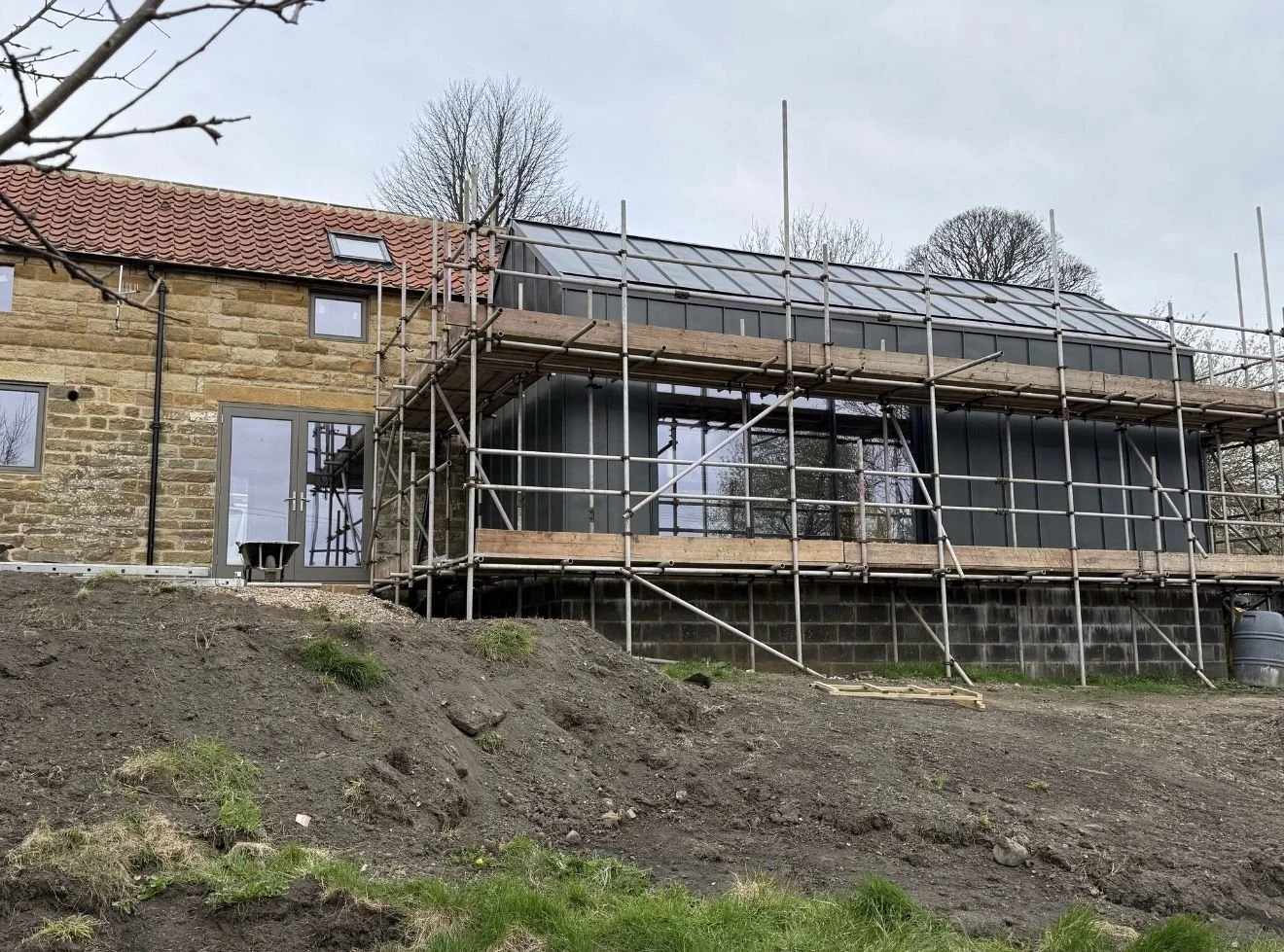 Stunning Graphite Grey Rheinzink Standing Seam Roof Completed in Whitby