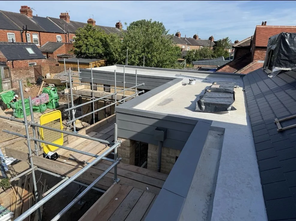 Standing seam VMZinc roof completed in York