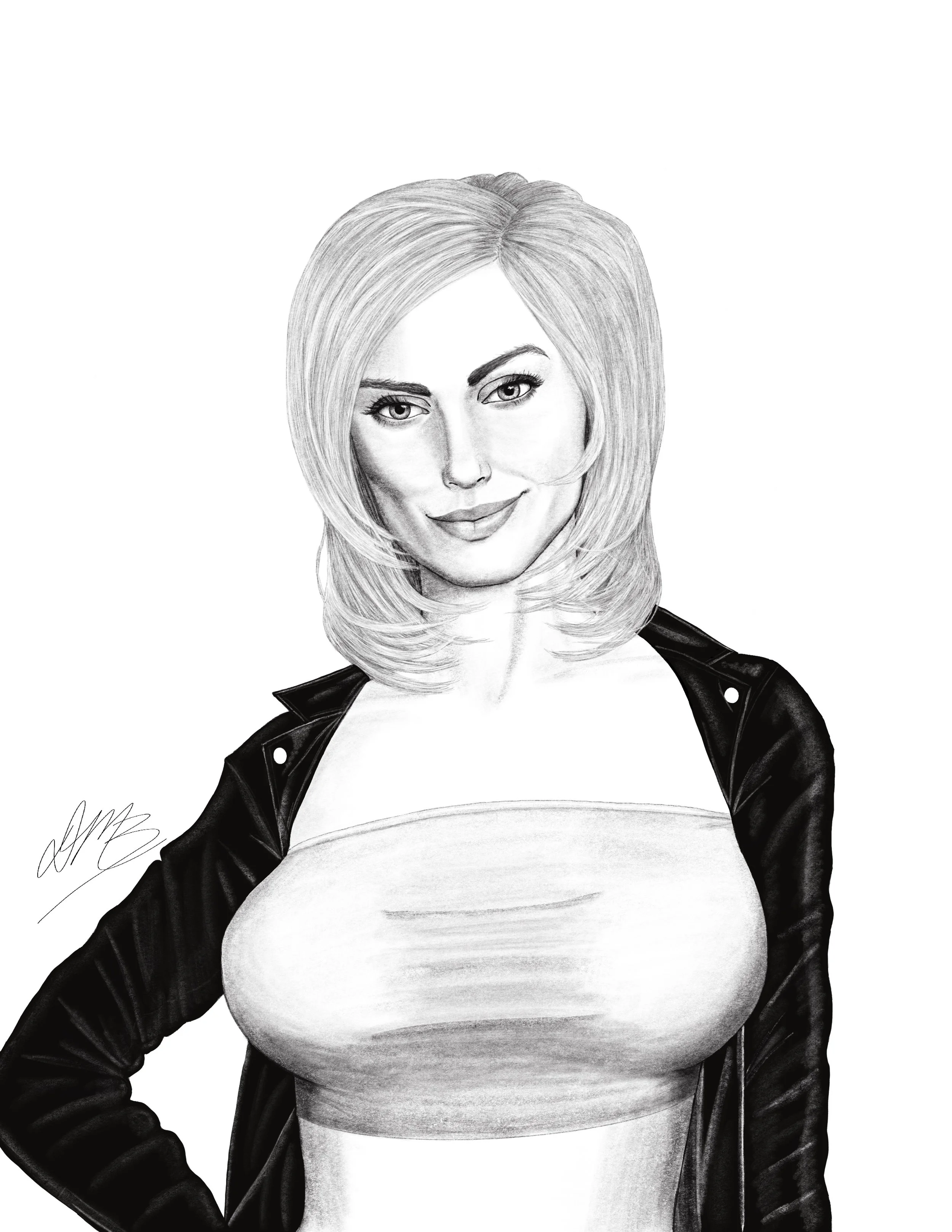 Linette, from A. Atkins' novel, Them Bones. Yes, they are supposed to be that big. 
