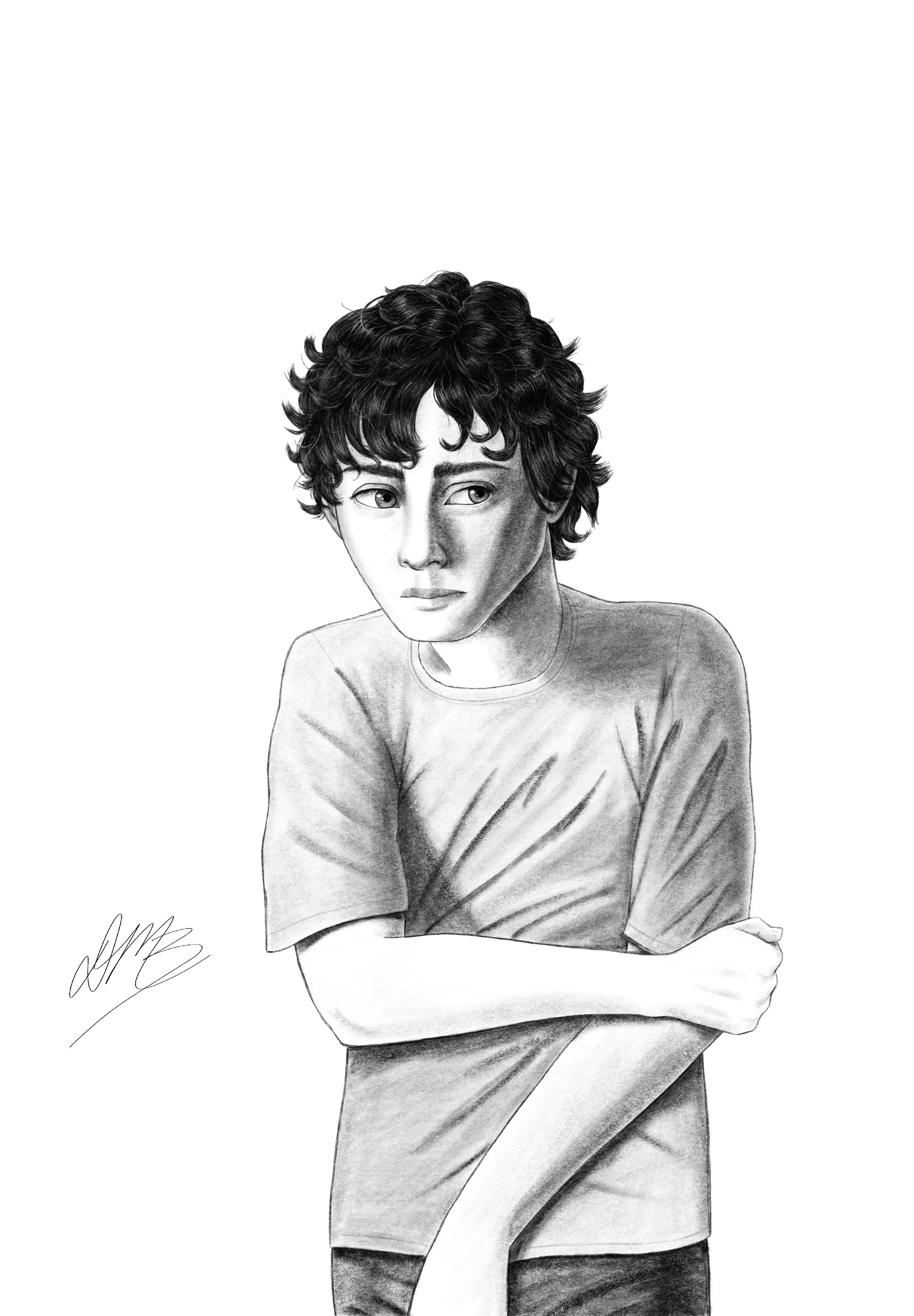 Dustin from A. Atkins' novel, Them Bones.
