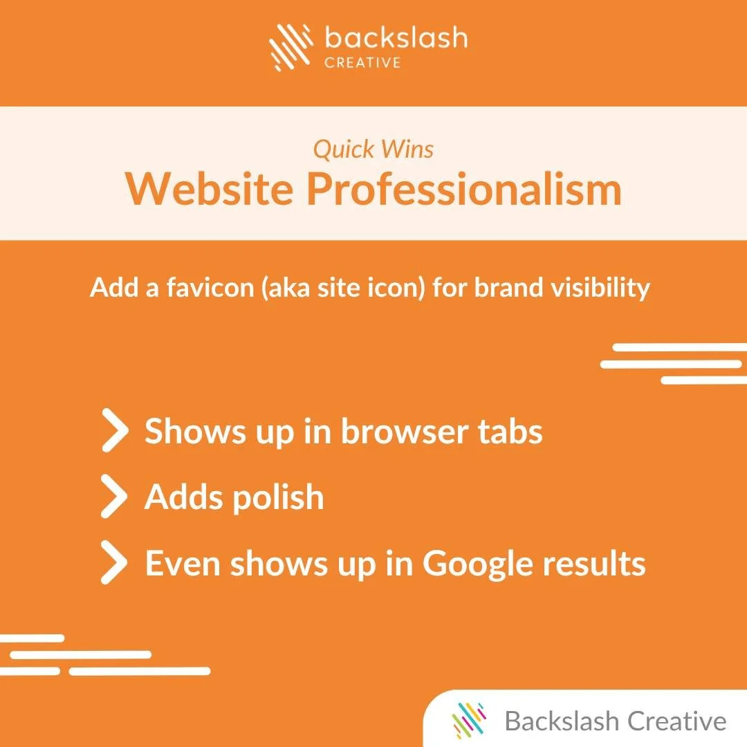 You know that tiny logo in your browser tab? That's a favicon—sometimes called a "site icon." π§ π
Adding one helps you:
π§ Show up in tabs, bookmarks, and mobile search
π Stand out in Google search results
π― Reinforce brand recog
