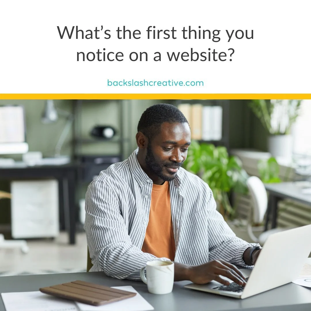 When you land on a website, what jumps out first?

The headline
The design
The photos
How fast it loads

Curious what people pay attention to first 👀

#onlinemarketing #digitalmarketing #marketingonline #digitalmarketingagency #userexperience #webde