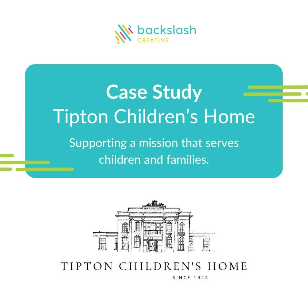 Some projects carry a different kind of weight.

Tipton Children's Home serves children and families in meaningful ways, and we were honored to support them through website and marketing efforts.

Read their full story 👇
https://backslashcreative.co