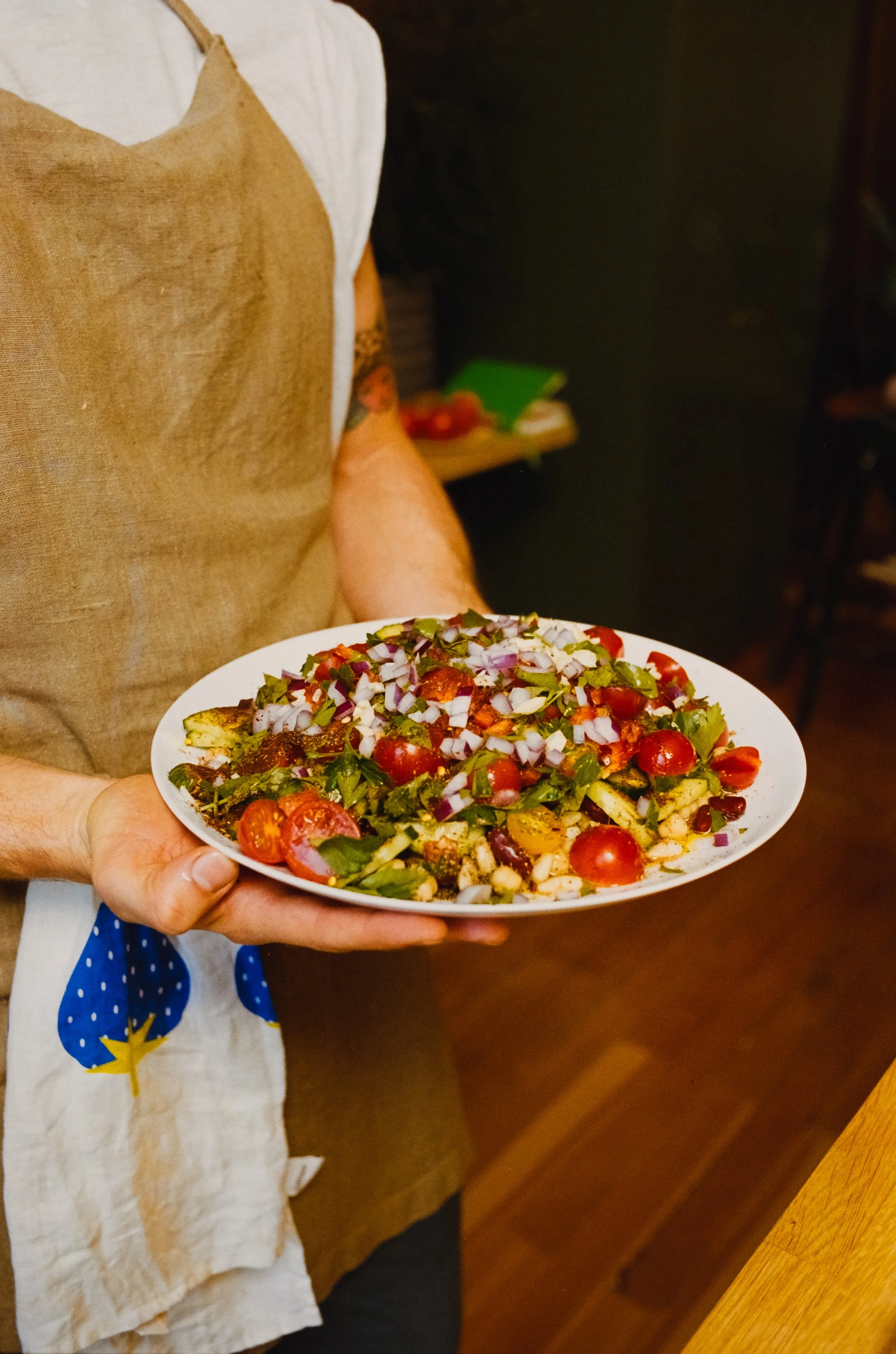 Rainbow Bean Salad