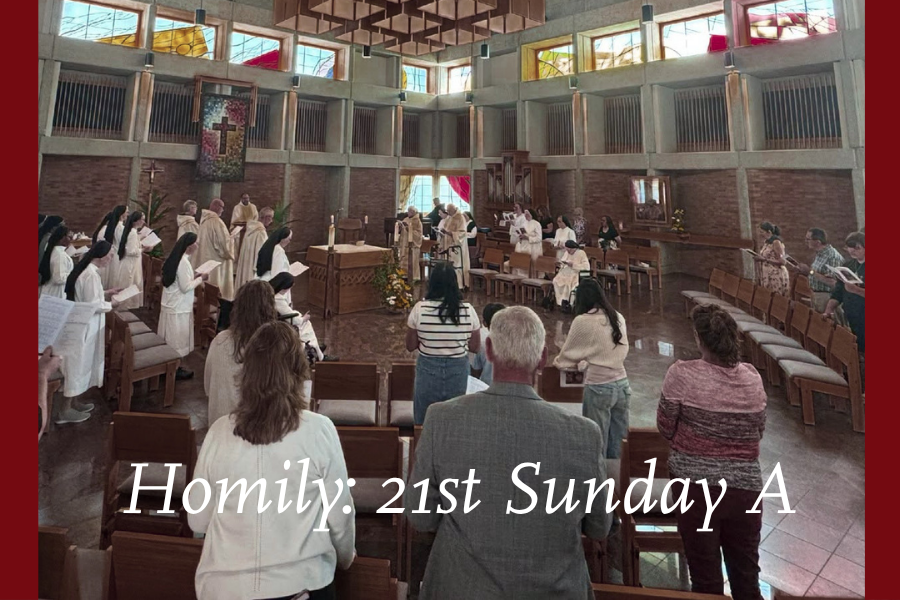 Homily 21st Sunday&nbsp; A 