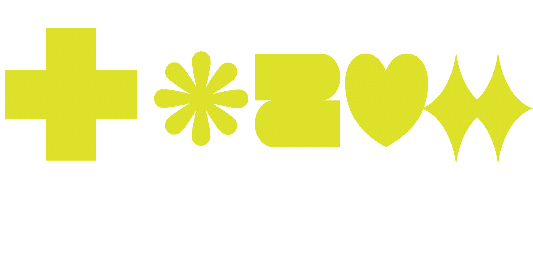 The blinking word, "Messy" in bright yellow, with semi-transparent floral and geometric patterns.