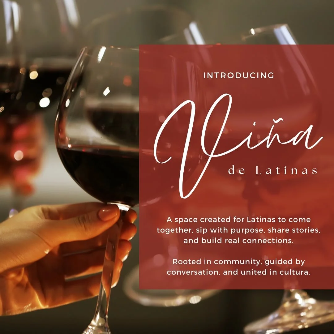 ✨ Introducing Vi&ntilde;a de Latinas!!

It&rsquo;s more than just a wine gathering. 🍷
Vi&ntilde;a de Latinas is a space created by and for Latinas&mdash;and our allies&mdash;to sip with purpose, share our stories, and build authentic comunidad.

Whe