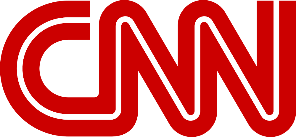 CNN logo in red and white.
