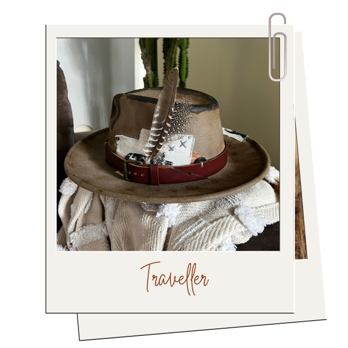 UPSTYLE - Rabbit Fur Felt With Various Detail