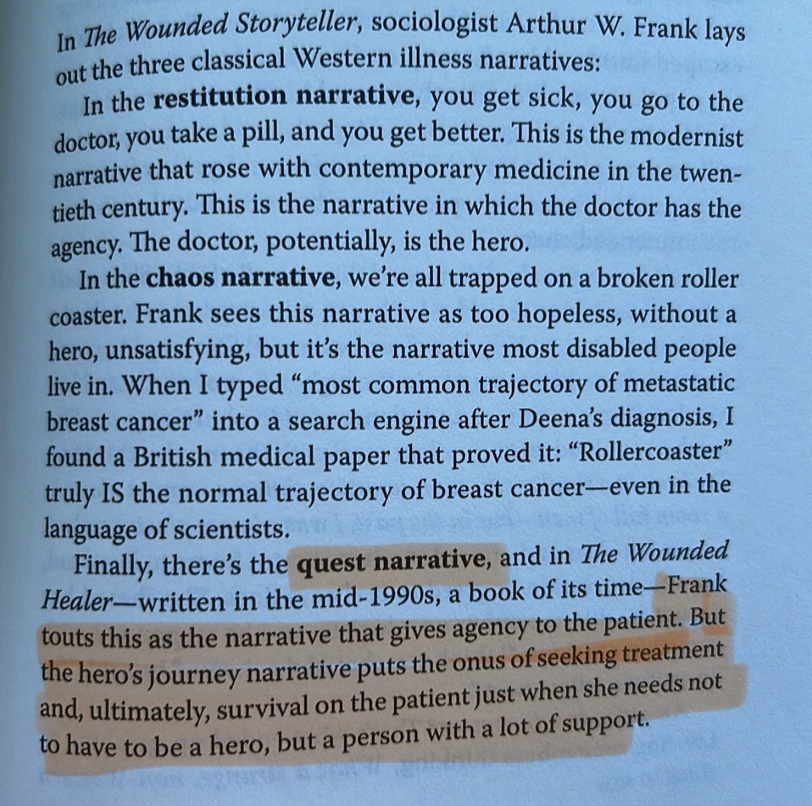 Thank you to @arielfionagore.  In revisiting your beautiful book #rehearsalsfordying this (and so many other pieces of me-search) leapt out at me (Sarah, moderator). It is important to amplify the words of those who don&rsquo;t go on to have survivor