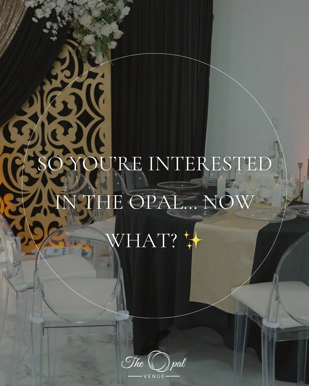✨ Ready to book The Opal? Here&rsquo;s everything you need to know.&nbsp;⤵️

We know choosing the right venue is a huge decision, which is why we&rsquo;ve made the process as simple and supportive as possible. From the very first step, you&rsquo;ll h