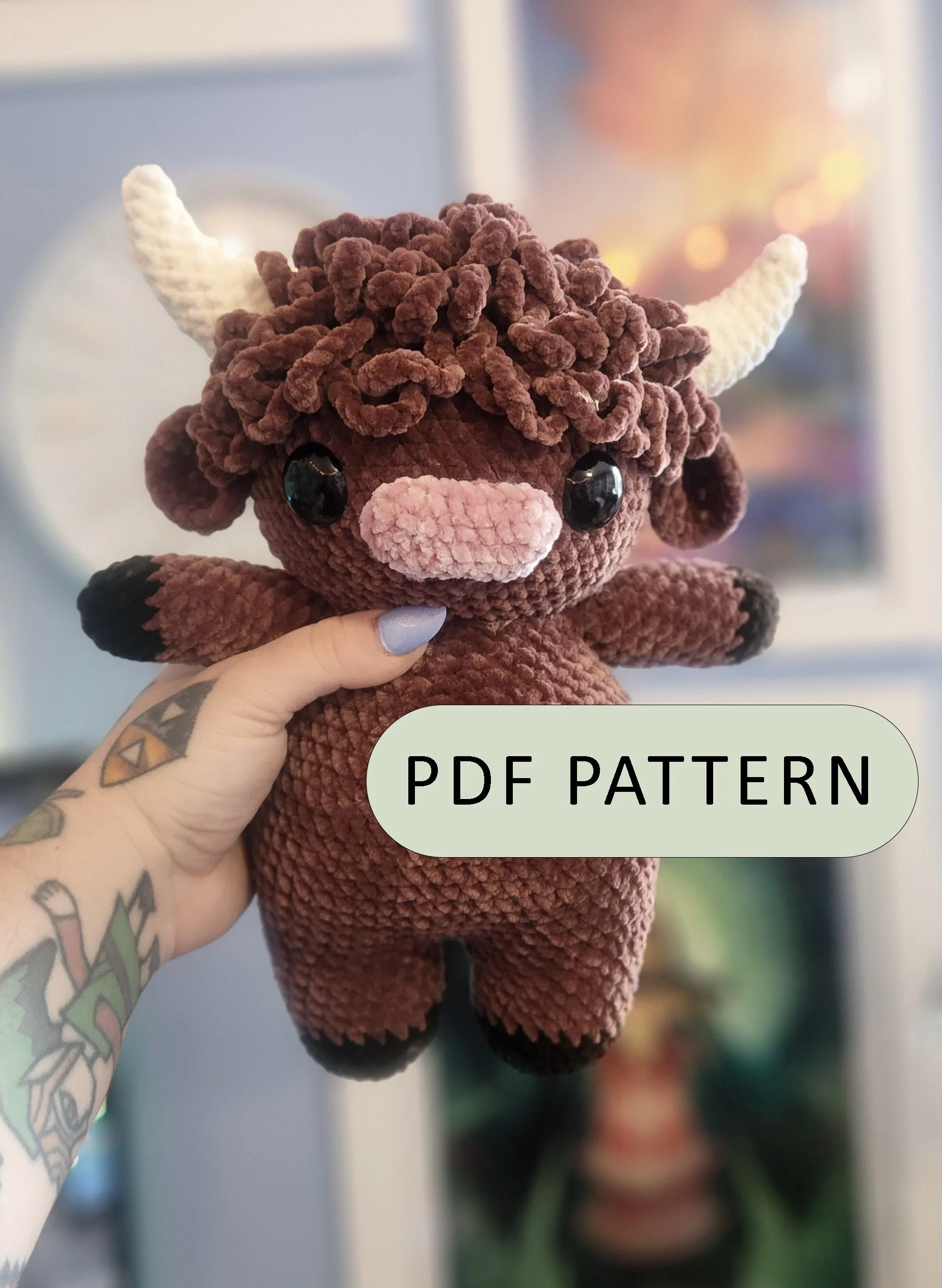 Crochet Highland Cow Pattern