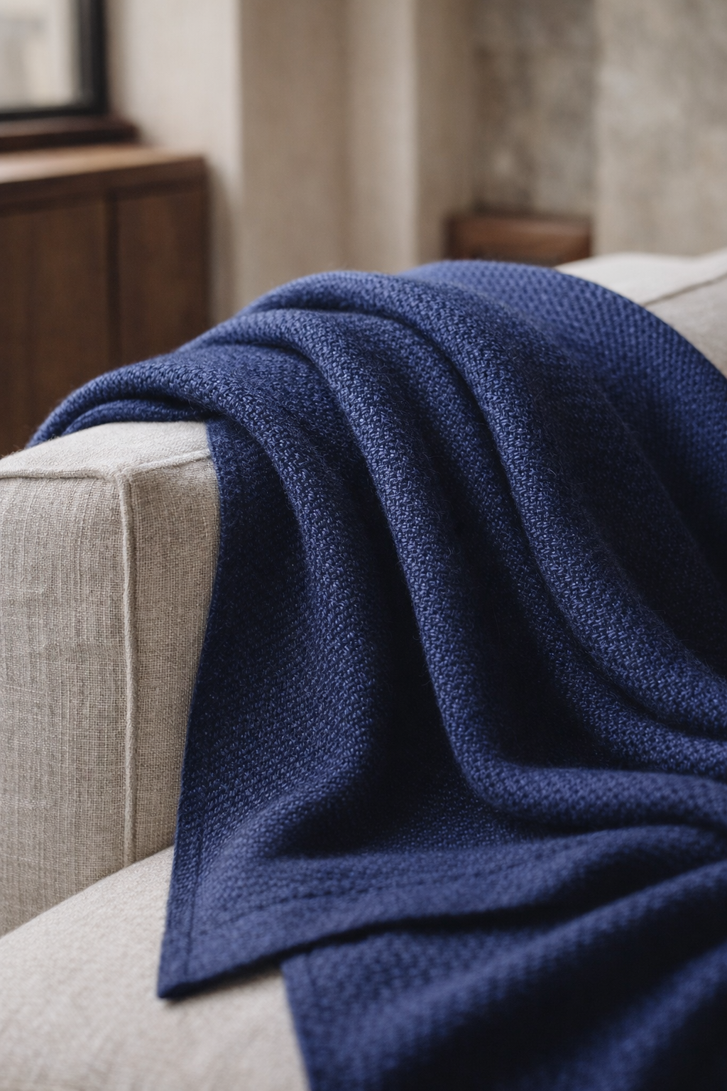 Blue Cashmere Throw.png