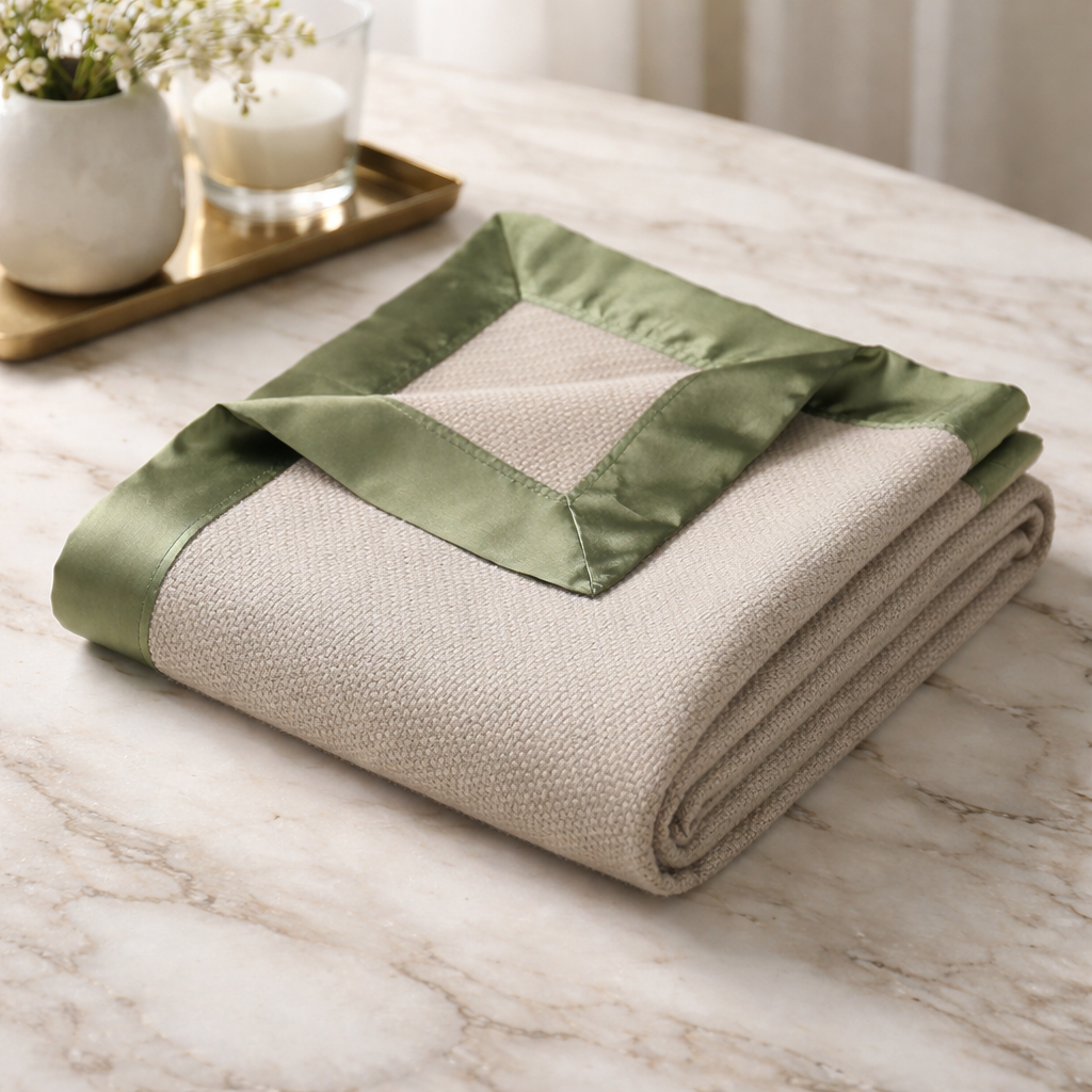 Twill Throw in Pure Cashmere