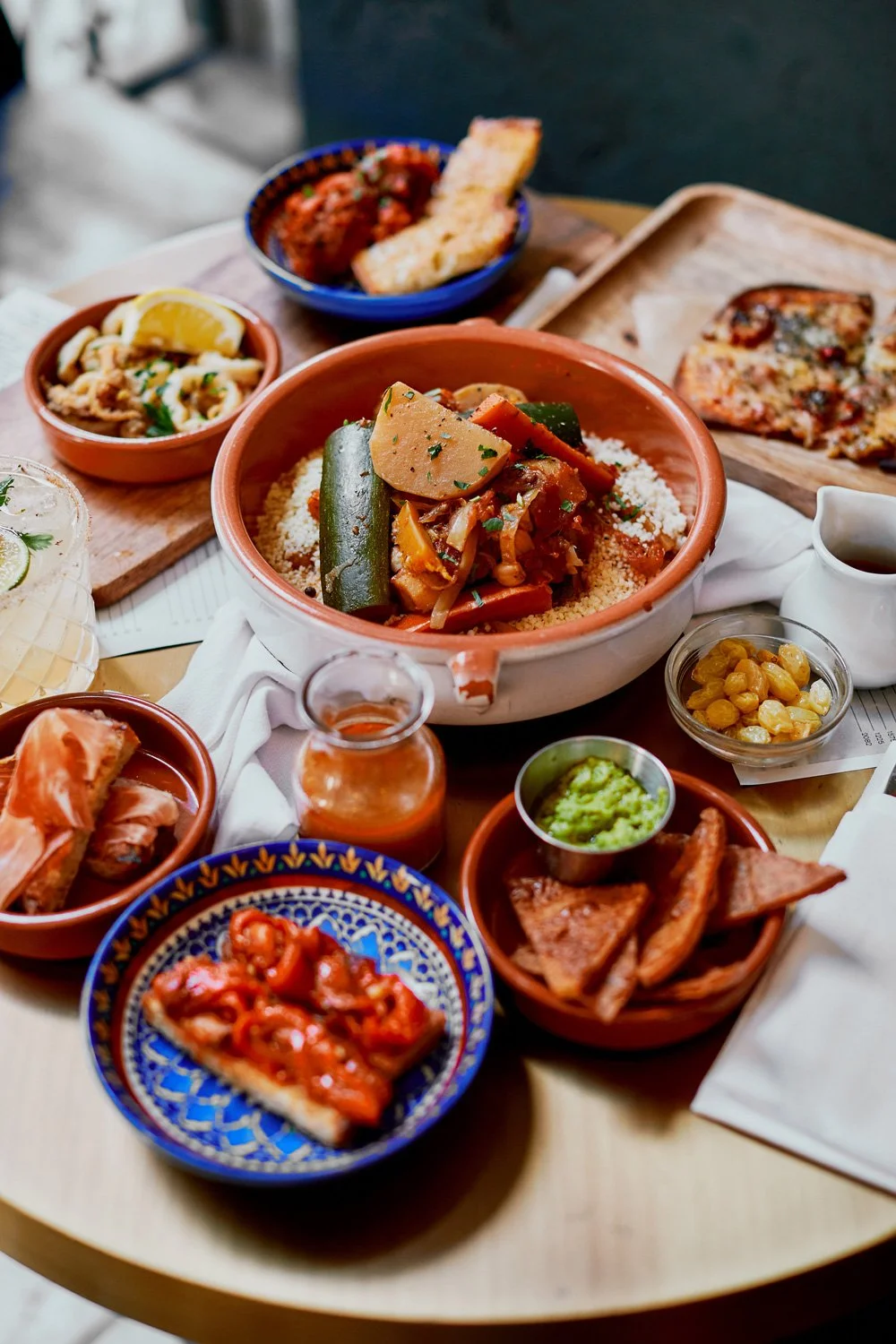 Photo du couscous chez zinqué Paris, restaurant franco-californien