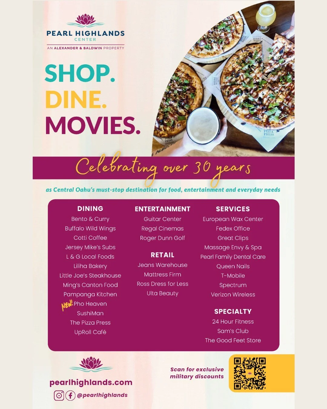 @pearlhighlands
The hunt for a one-stop destination that actually has it all is finally over 🤩

Pearl Highlands Center offers a world of flavor and fun for everyone! Whether you are craving a signature slice from The Pizza Press or catching the late