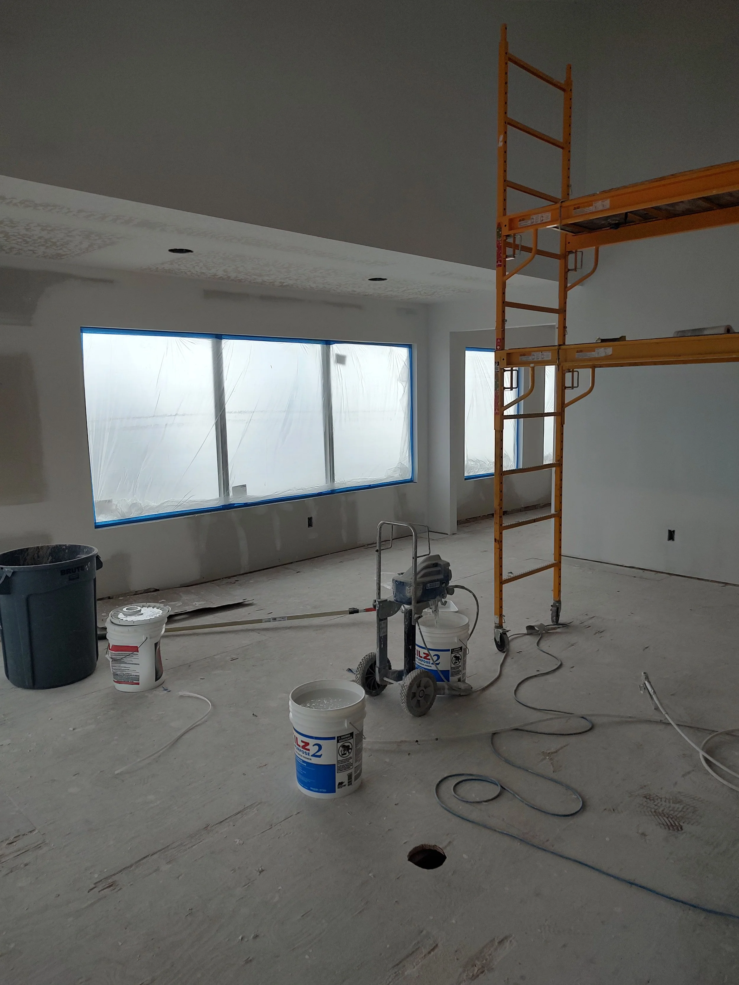 2nd story remodel with opening modification to allow larger windows.