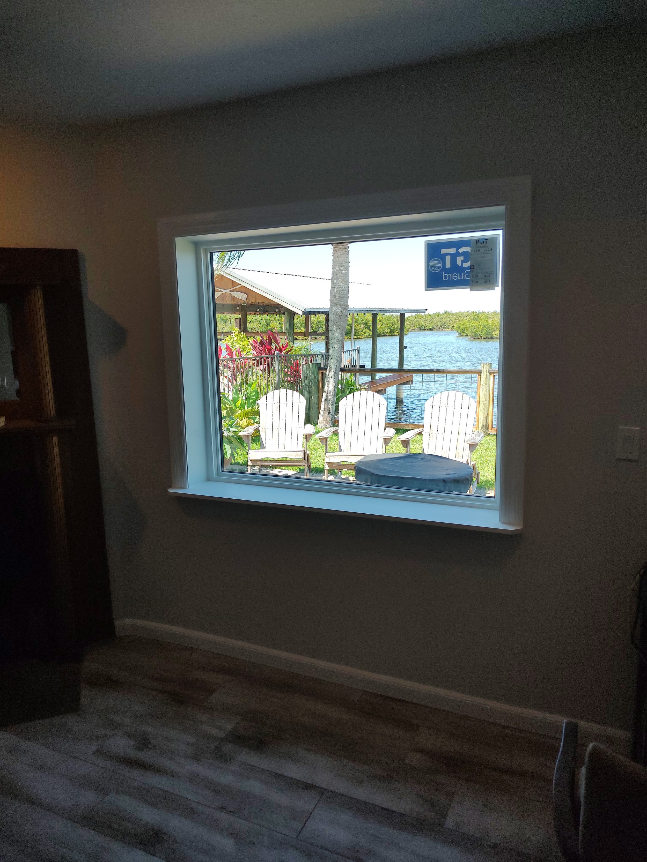 French door to window conversion