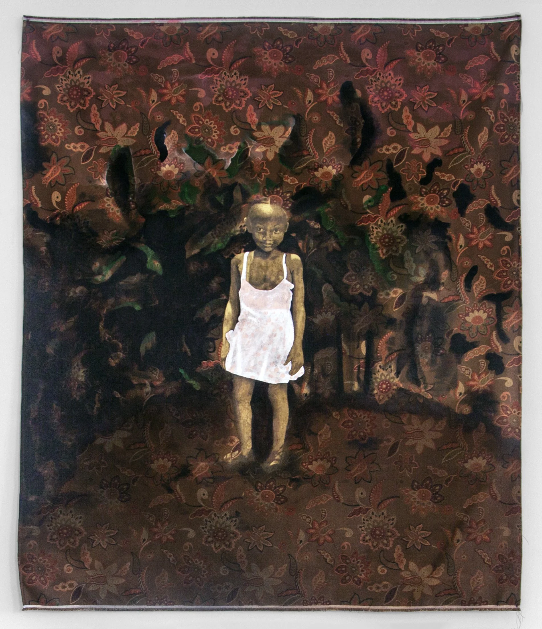 Amani is a painting by the contemporary artist, Atisha Fordyce.
Acrylic & ink on un-stretched fabric
50 x 60 inches
2021