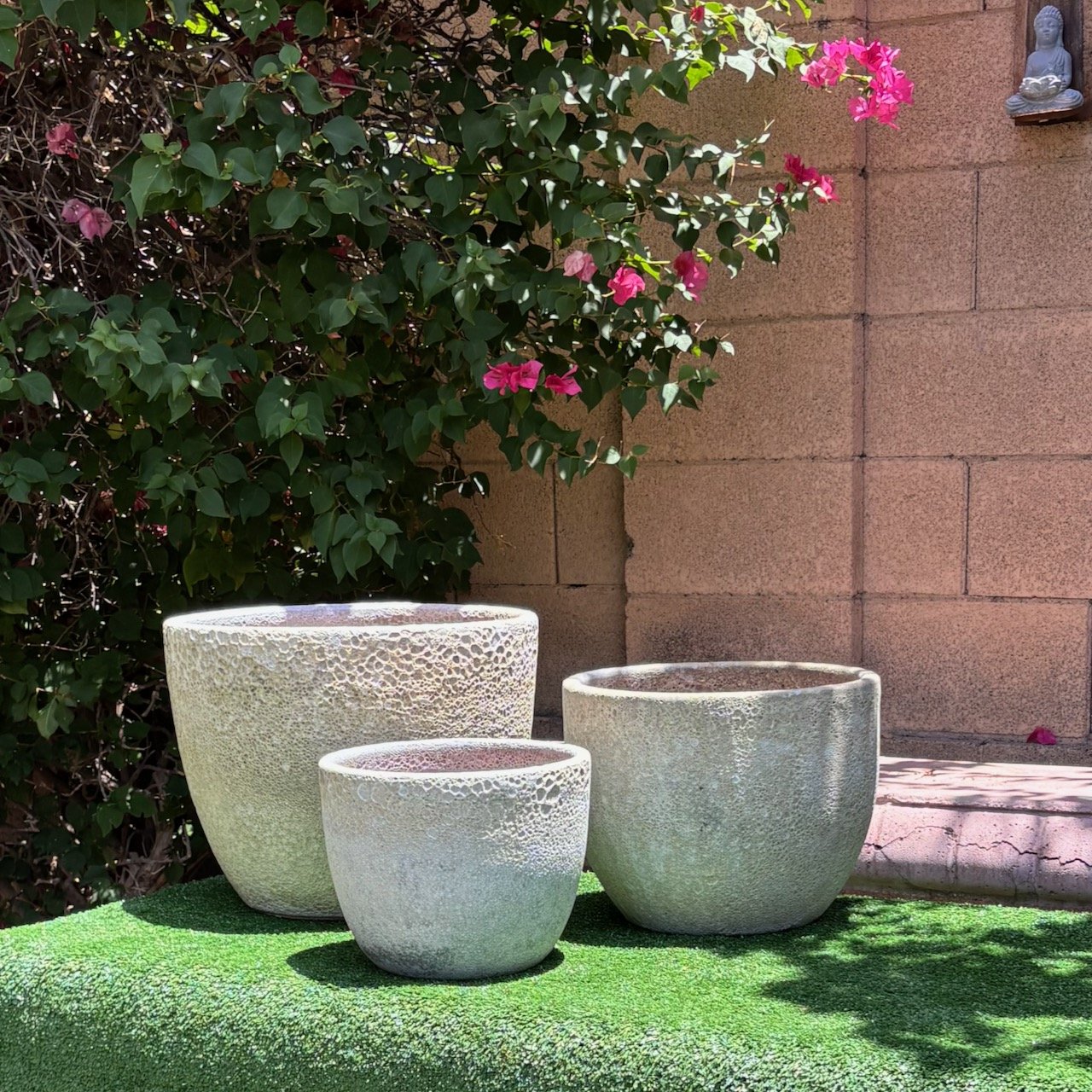 3pc set - $130 - White Atlantis (WA-3P) // 8" - $25 // 9" - $45 // 12" - $80