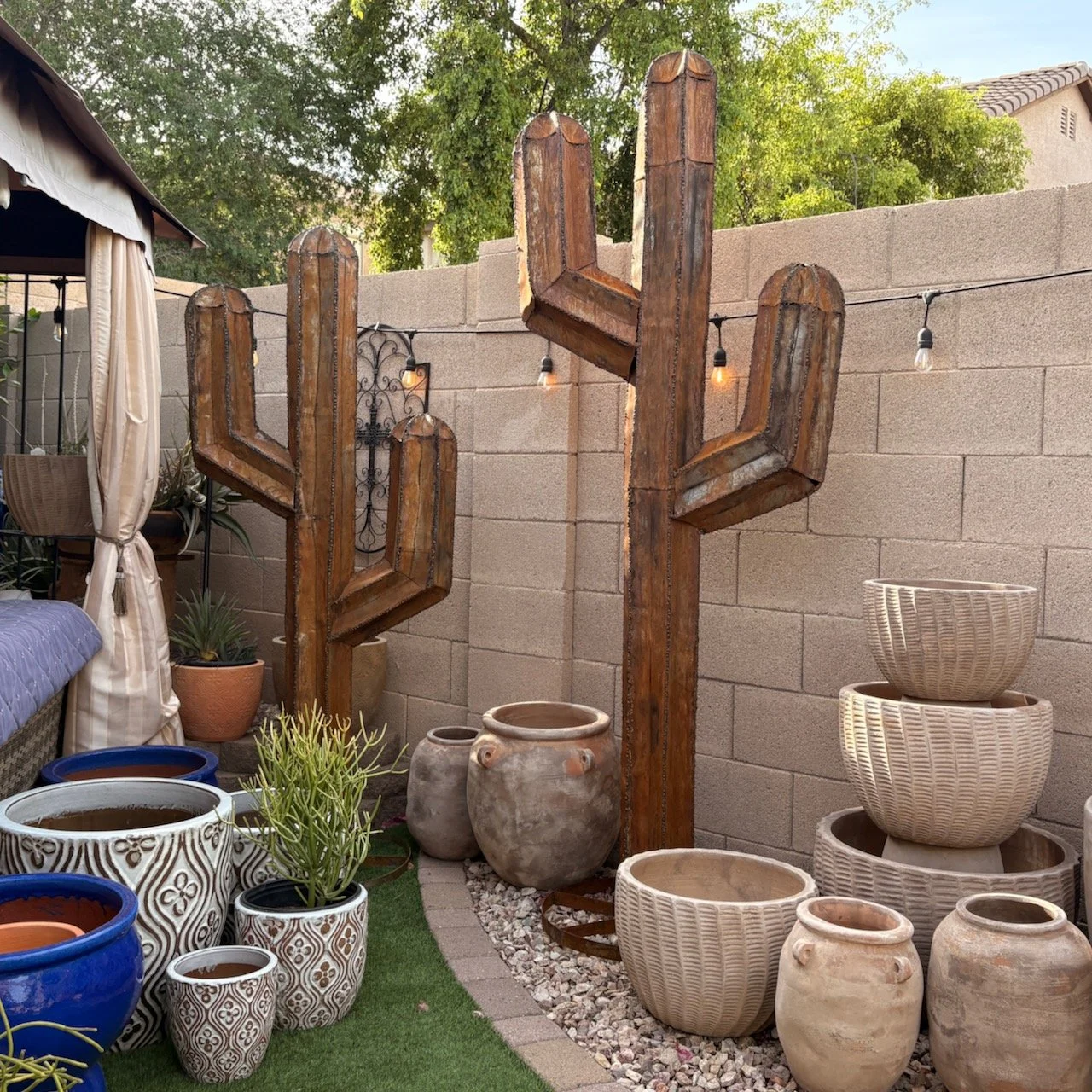 Metal Saguaro Cactus //  6' tall - $475  //  7' tall - $575