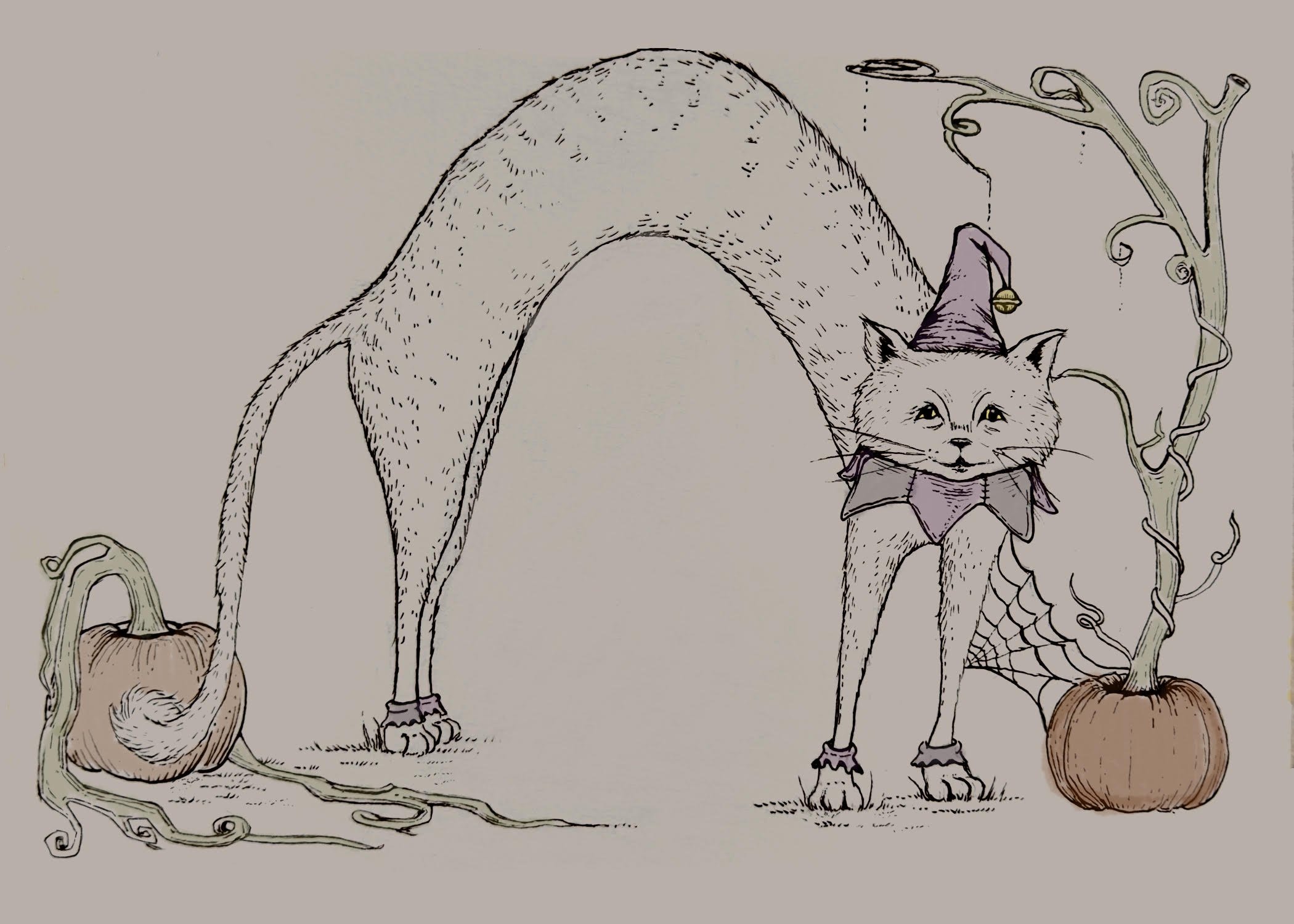 Vintage Spooky Snail Mail